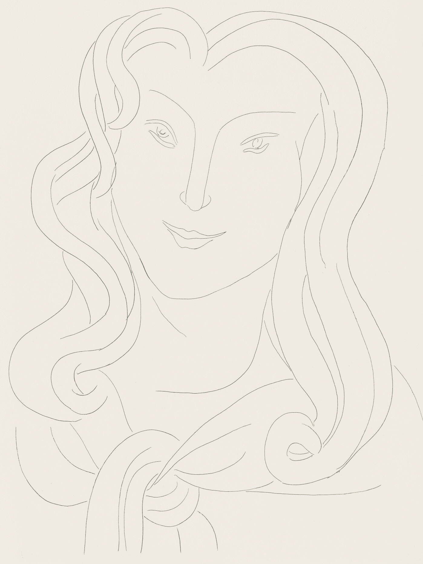 Henri Matisse, Feuillets D'Album (Album Sheets), Posies, Lithograph