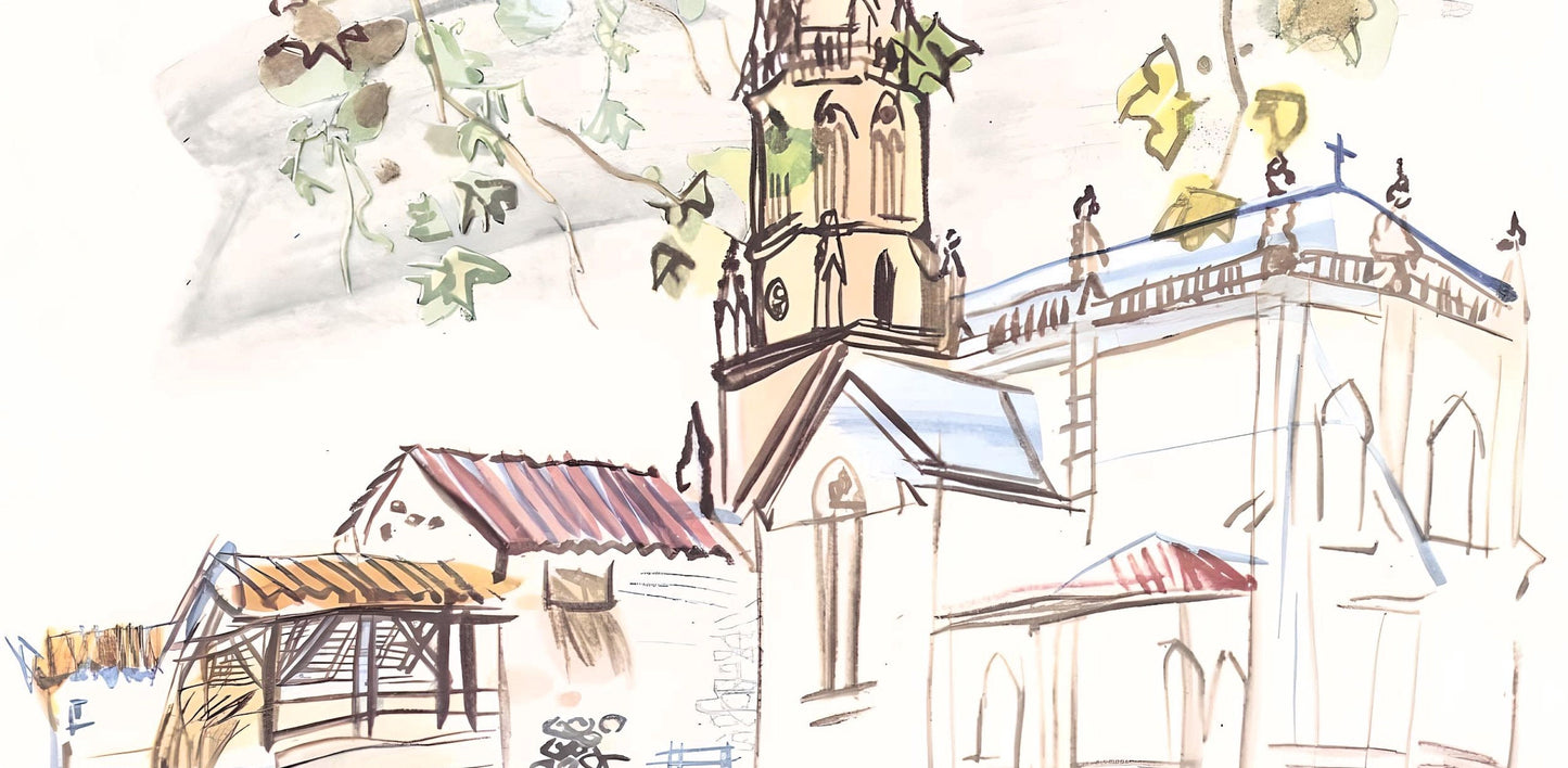 Raoul Dufy, L'Glise De Lestel, Vacances Forces