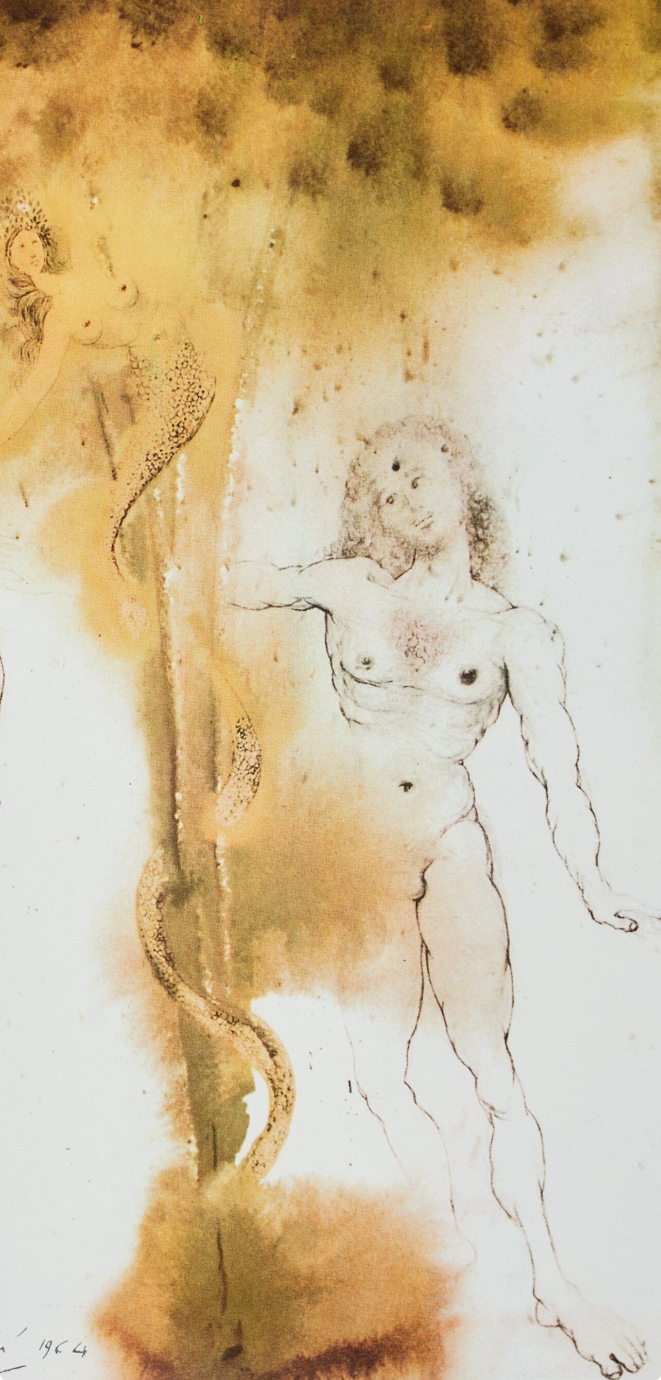 Salvador Dali, Composition (Michler/Lpsinger 1600; Field 69-3), Biblia Sacra, Lithograph