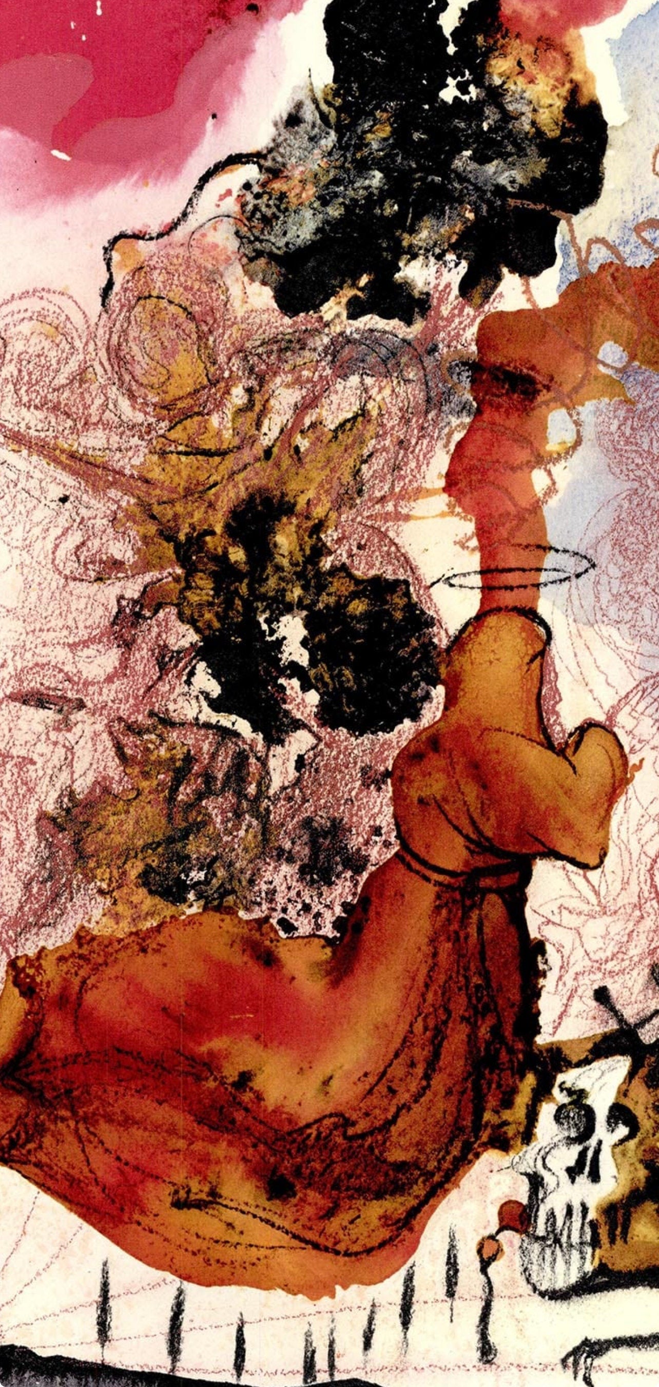 Salvador Dali, Composition (Michler/Lpsinger 1600; Field 69-3), Biblia Sacra, Lithograph