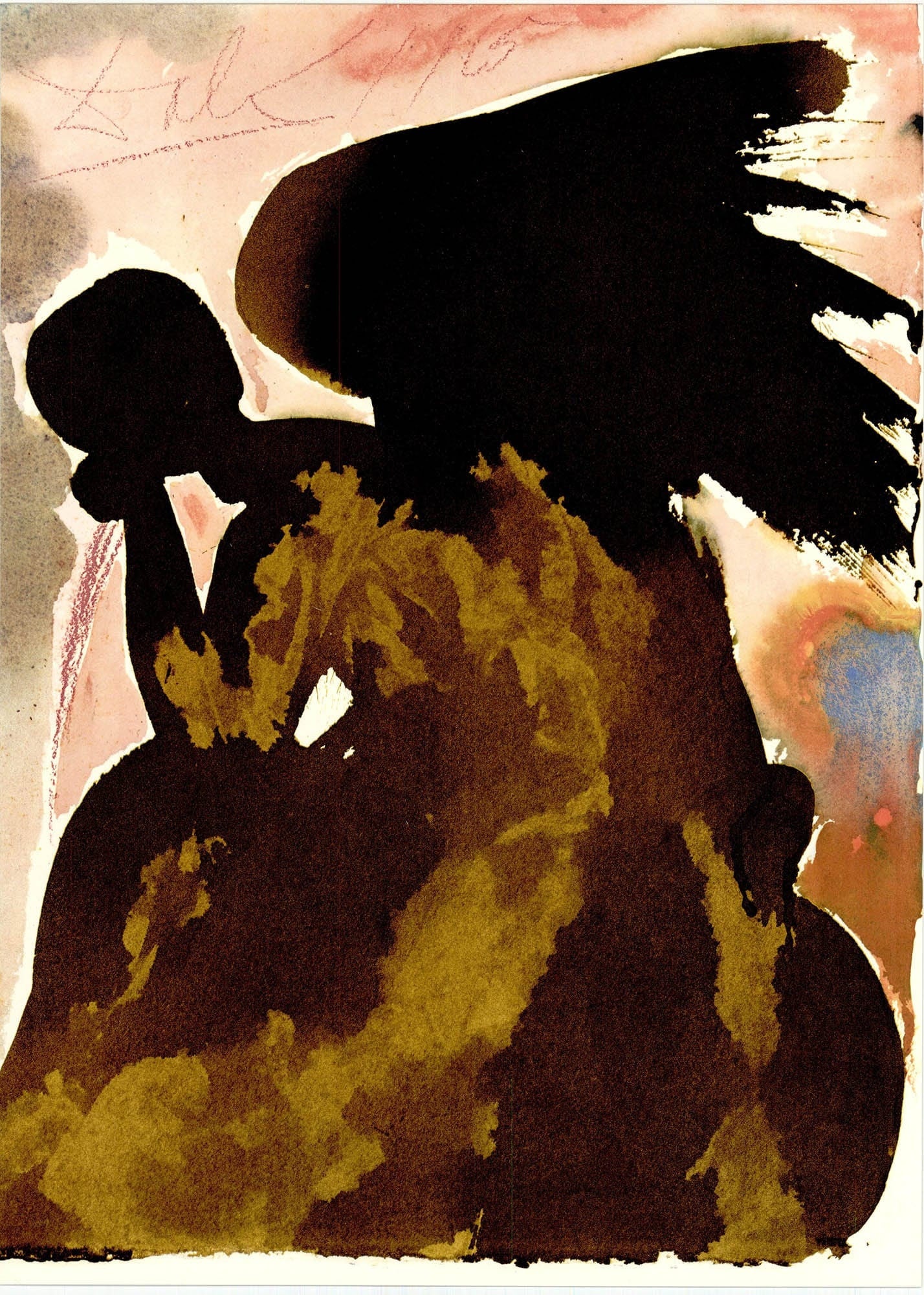Salvador Dali, Composition (Michler/Lpsinger 1600; Field 69-3), Biblia Sacra, Lithograph