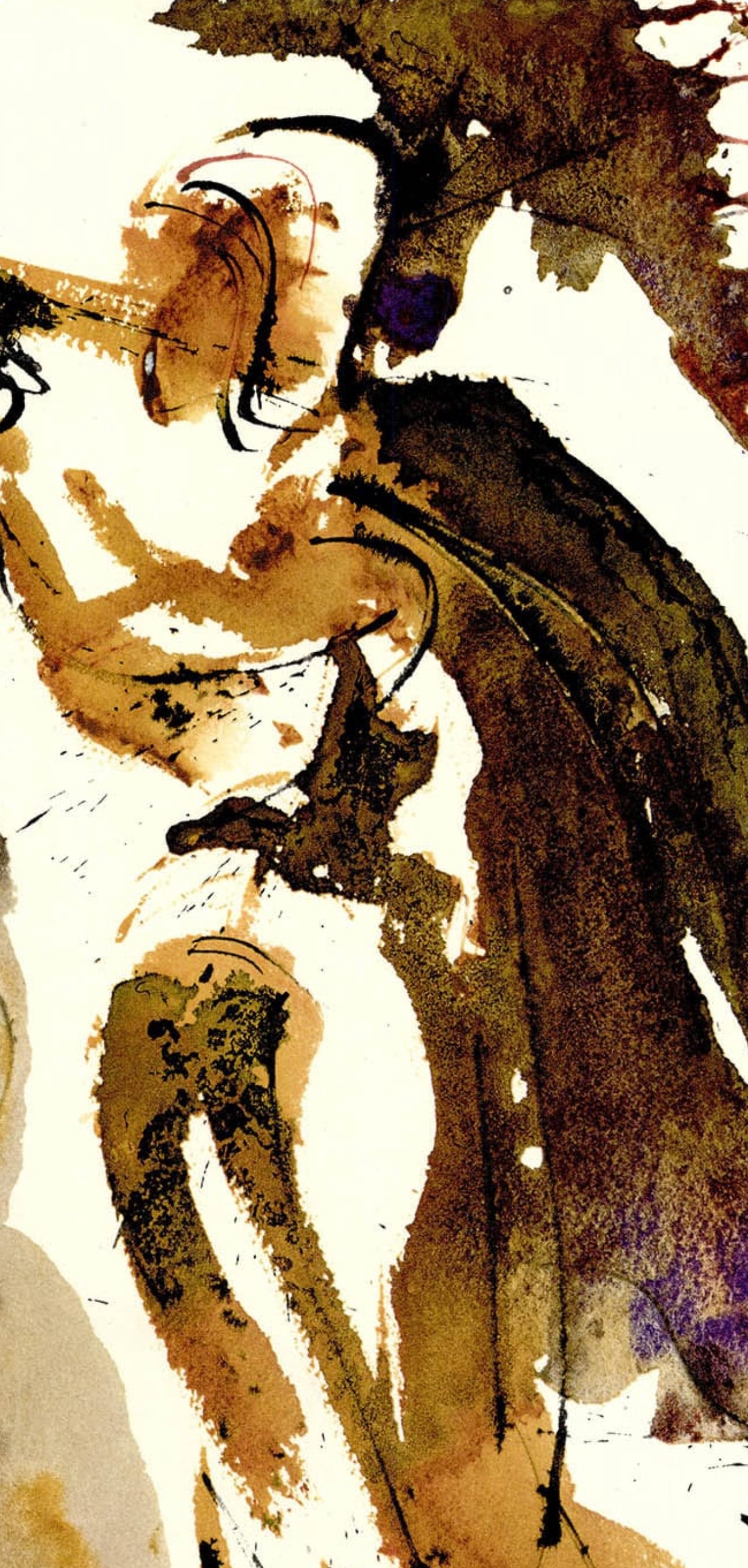 Salvador Dali, Composition (Michler/Lpsinger 1600; Field 69-3), Biblia Sacra, Lithograph