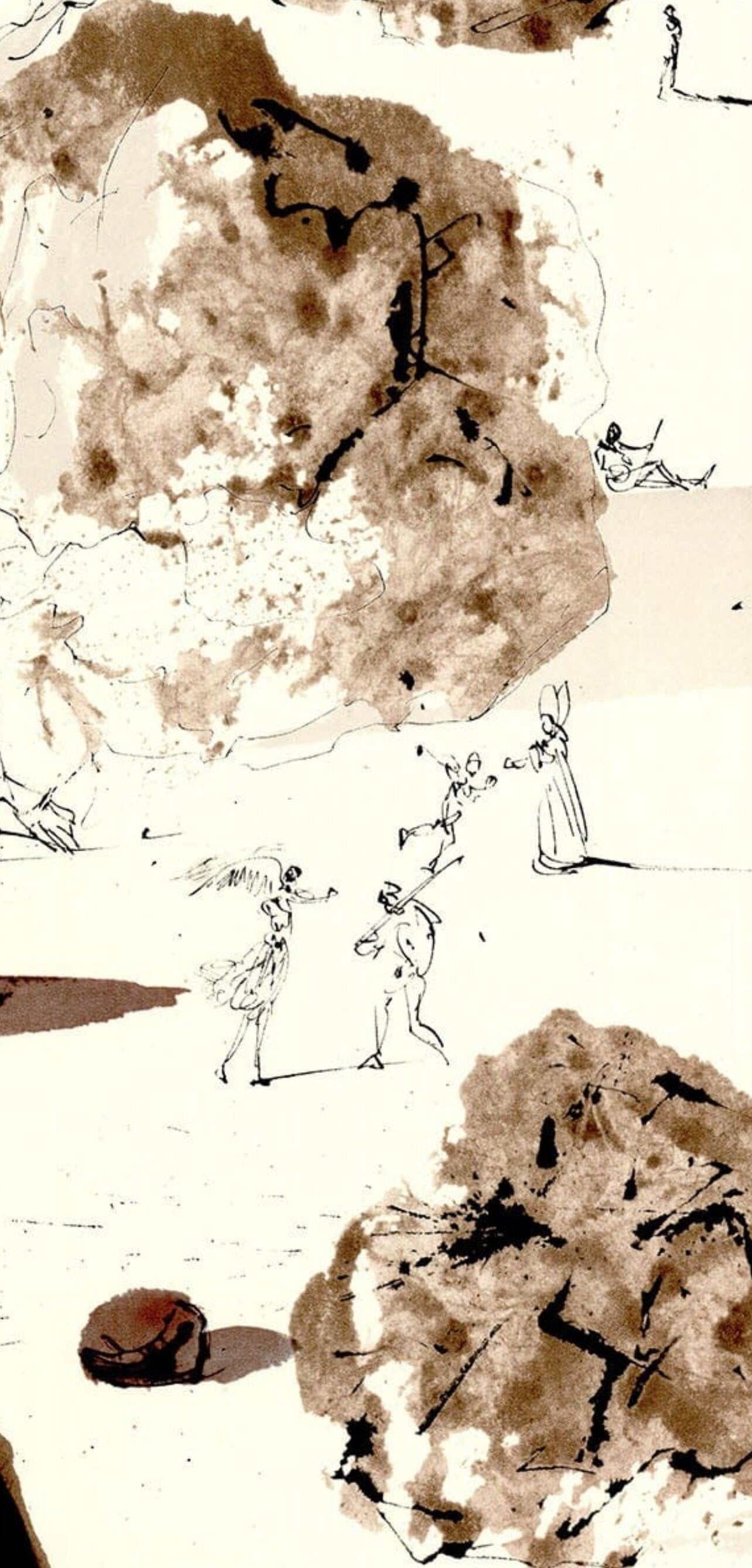 Salvador Dali, Composition (Michler/Lpsinger 1600; Field 69-3), Biblia Sacra, Lithograph