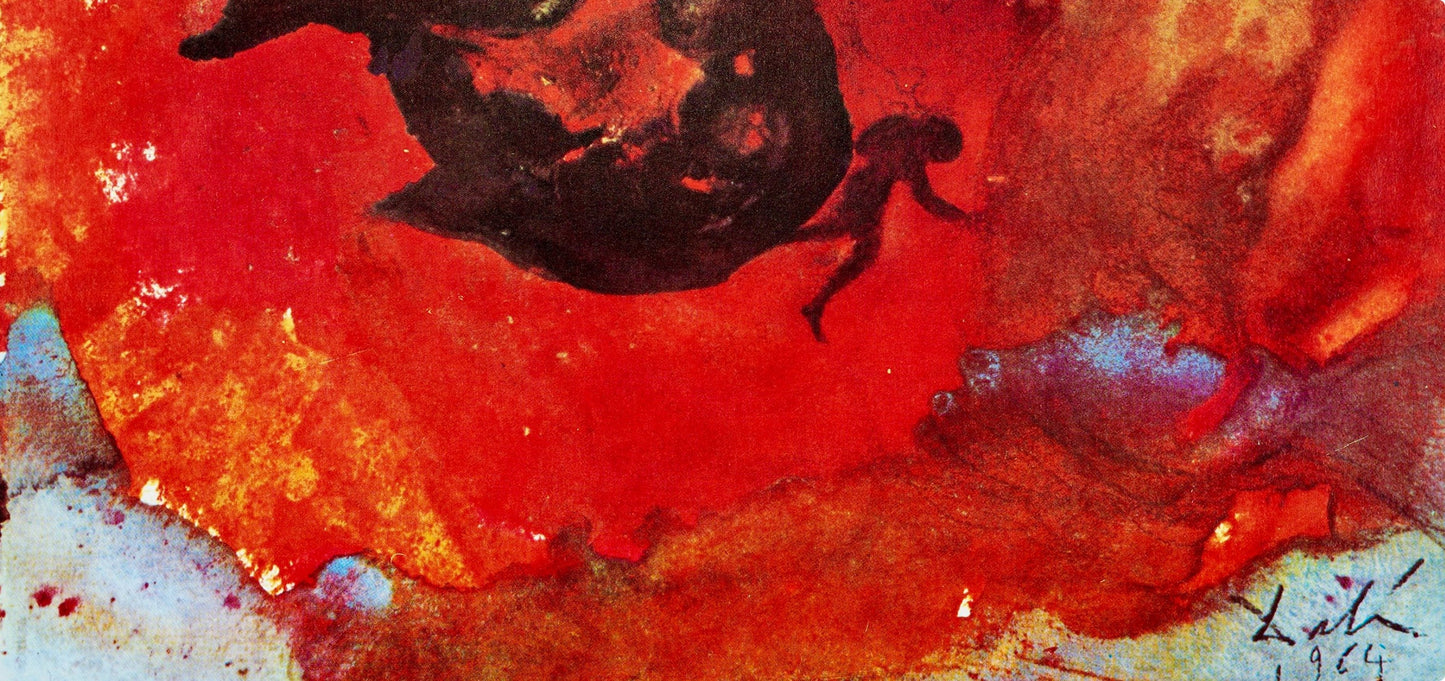 Salvador Dali, Composition (Michler/Lpsinger 1600; Field 69-3), Biblia Sacra, Lithograph