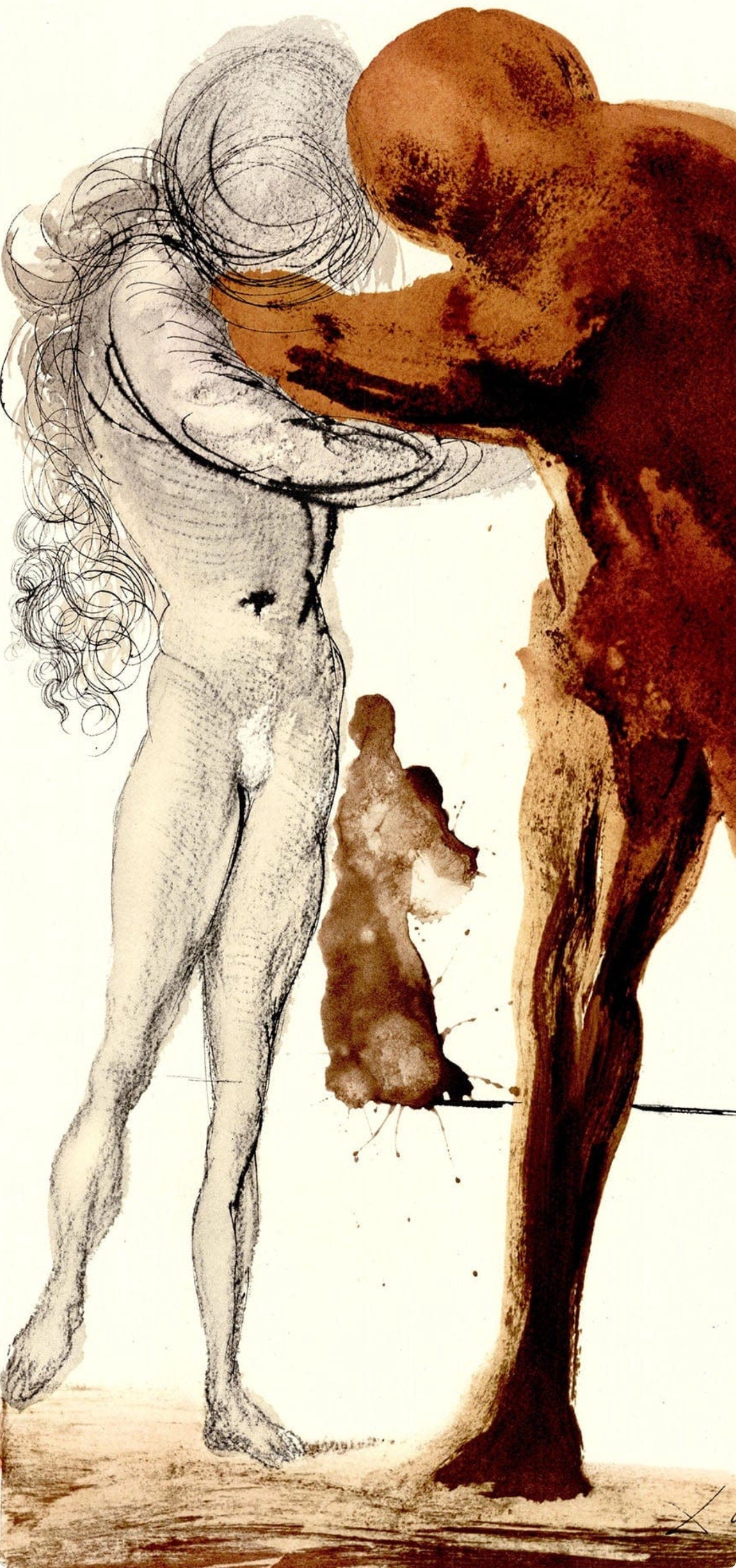Salvador Dali, Composition (Michler/Lpsinger 1600; Field 69-3), Biblia Sacra, Lithograph