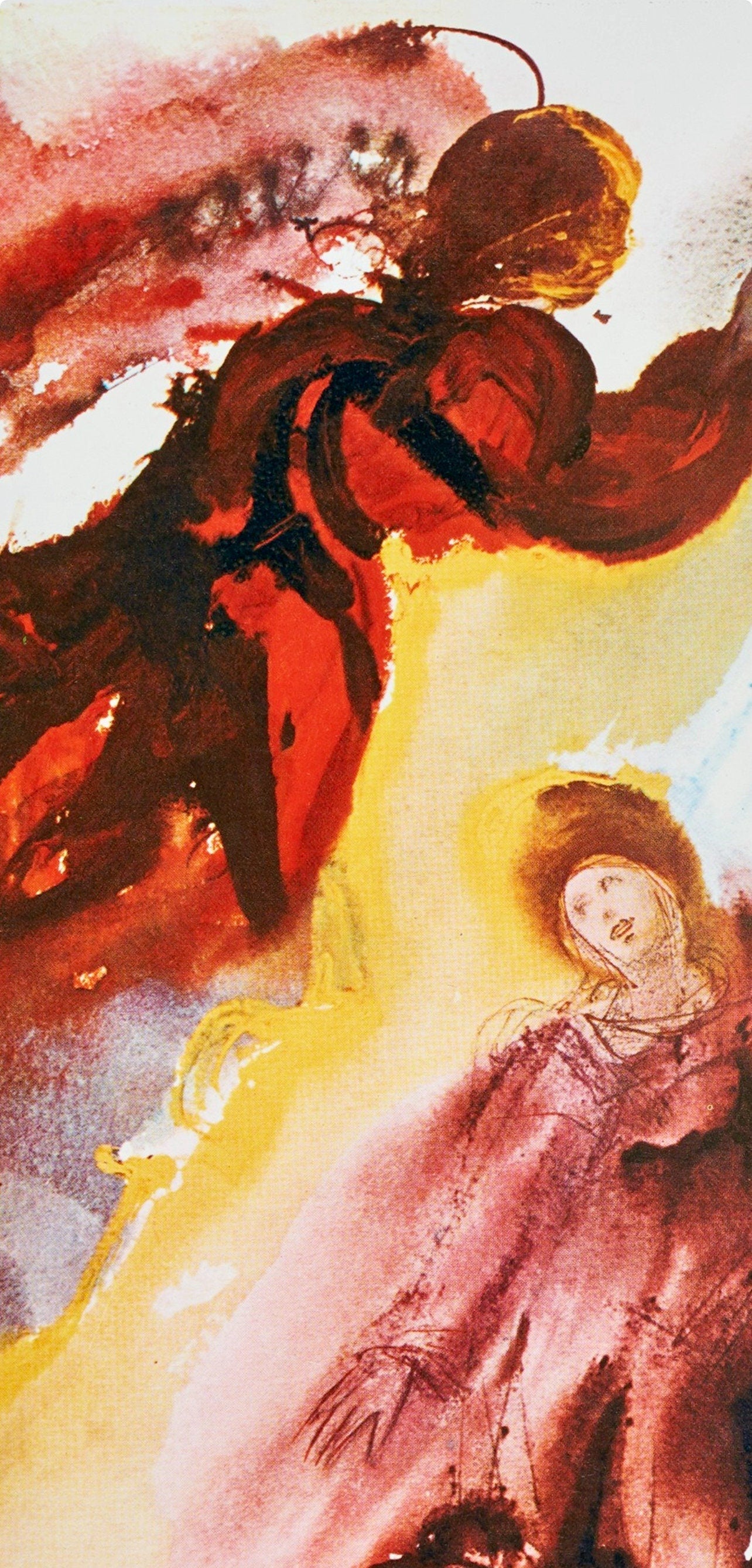 Salvador Dali, Composition (Michler/Lpsinger 1600; Field 69-3), Biblia Sacra, Lithograph