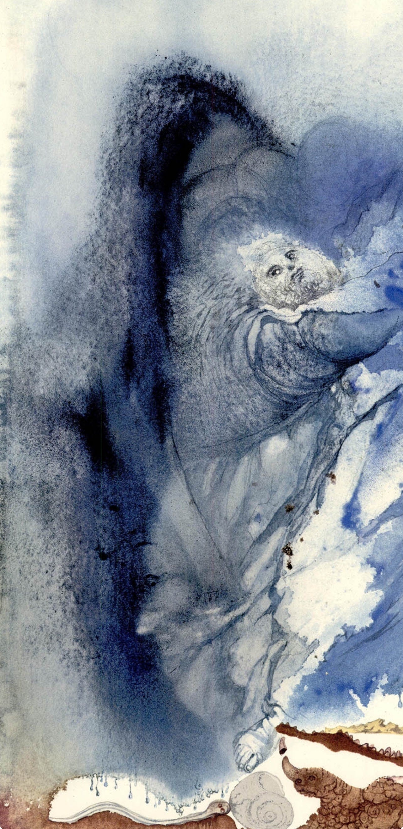 Salvador Dali, Composition (Michler/Lpsinger 1600; Field 69-3), Biblia Sacra, Lithograph