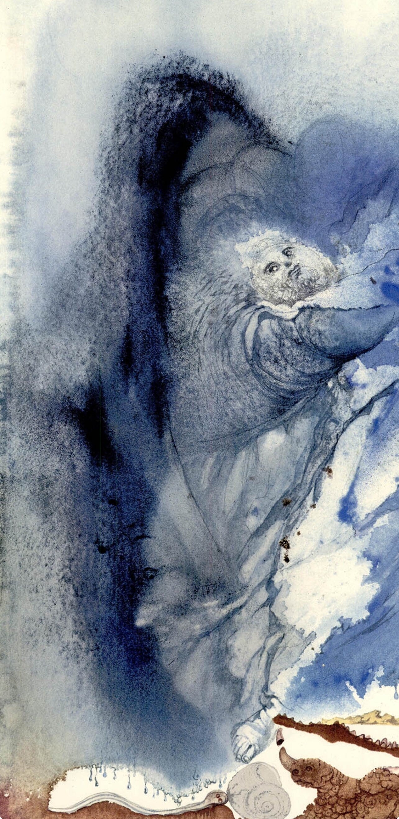 Salvador Dali, Composition (Michler/Lpsinger 1600; Field 69-3), Biblia Sacra, Lithograph