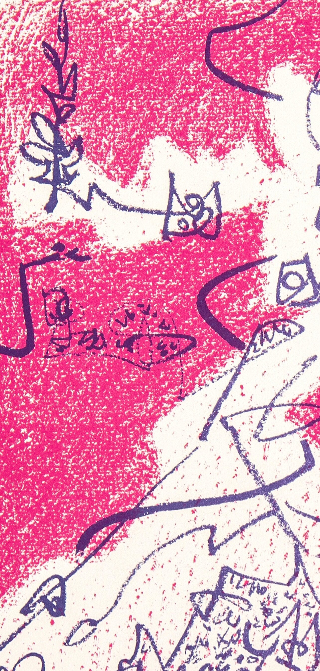 Andr Masson, Le Dpart, Souvenirs Et Portraits D'Artistes, Lithograph