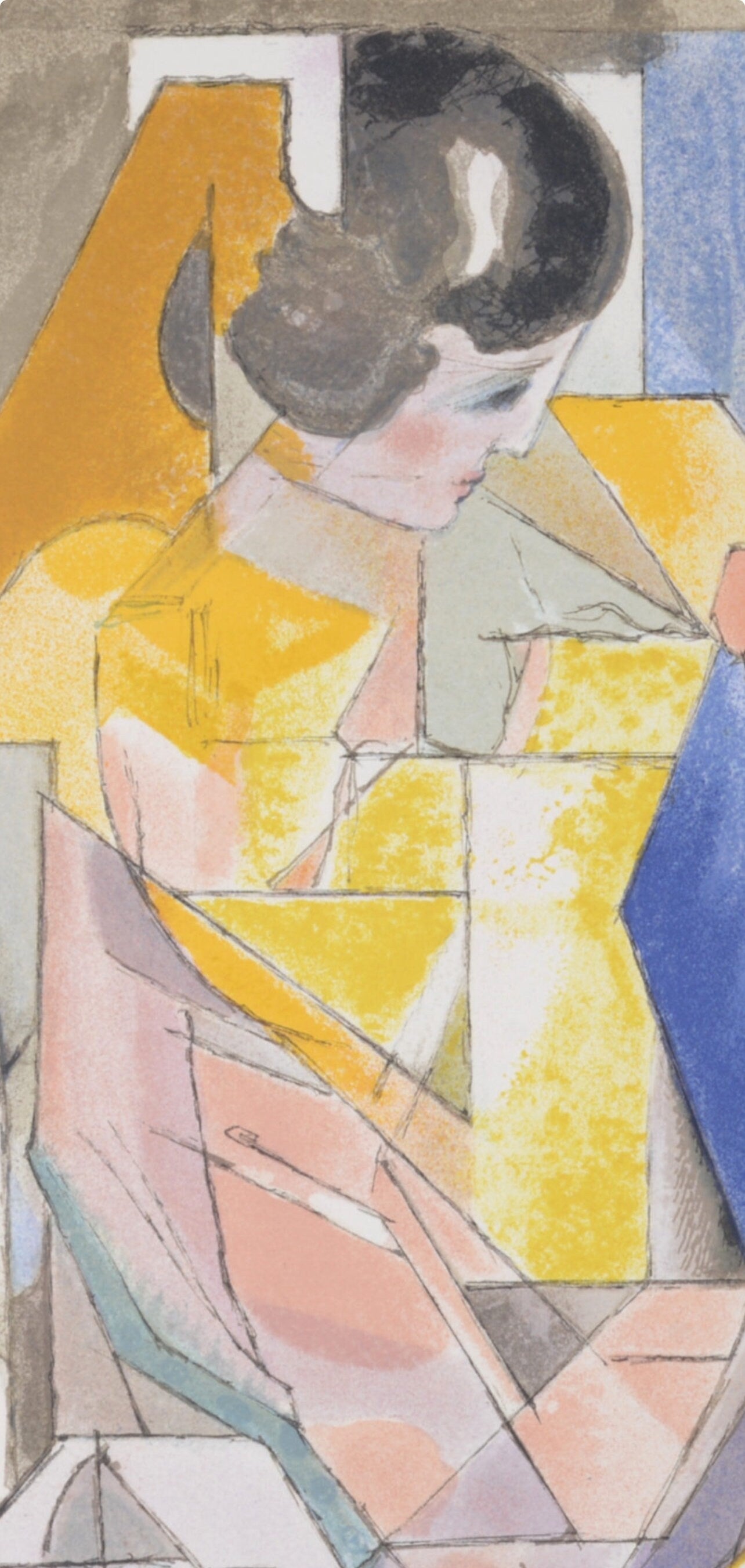 Jacques Villon, Portrait D'Une Jeune Fille, Souvenirs Et Portraits D'Artistes, Lithograph