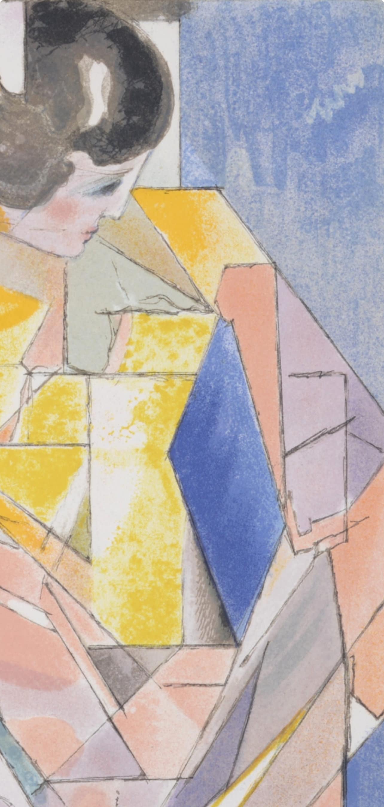 Jacques Villon, Portrait D'Une Jeune Fille, Souvenirs Et Portraits D'Artistes, Lithograph
