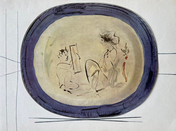 Pablo Picasso, Tude Pour La Cramique, Cramiques De Picasso (Orozco 105), Lithograph And Collotype