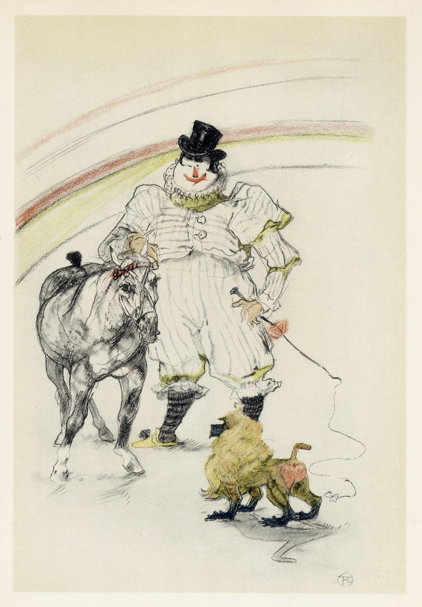 Henri De Toulouse-Lautrec, Cheval Et Singe Dress, The Circus By Toulouse-Lautrec, Lithograph