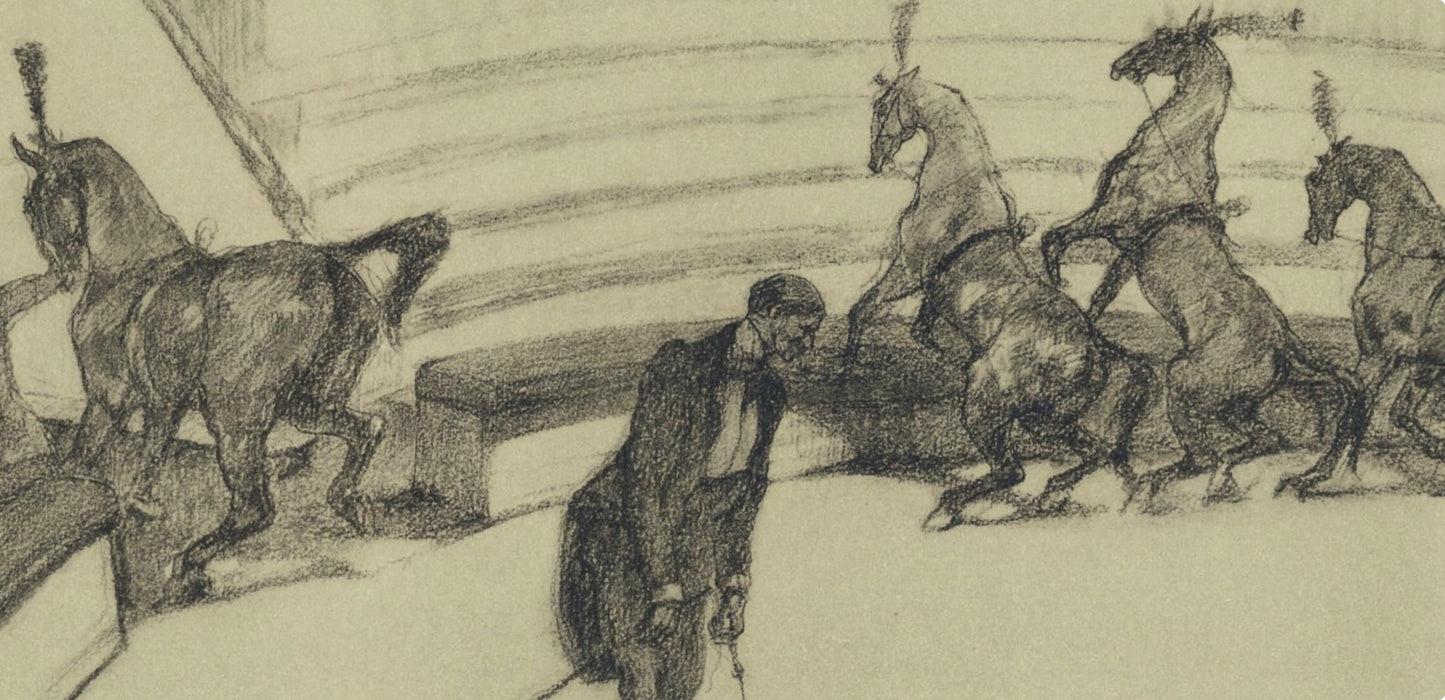 Henri De Toulouse-Lautrec, Chevaux En Liberte, The Circus By Toulouse-Lautrec, Lithograph