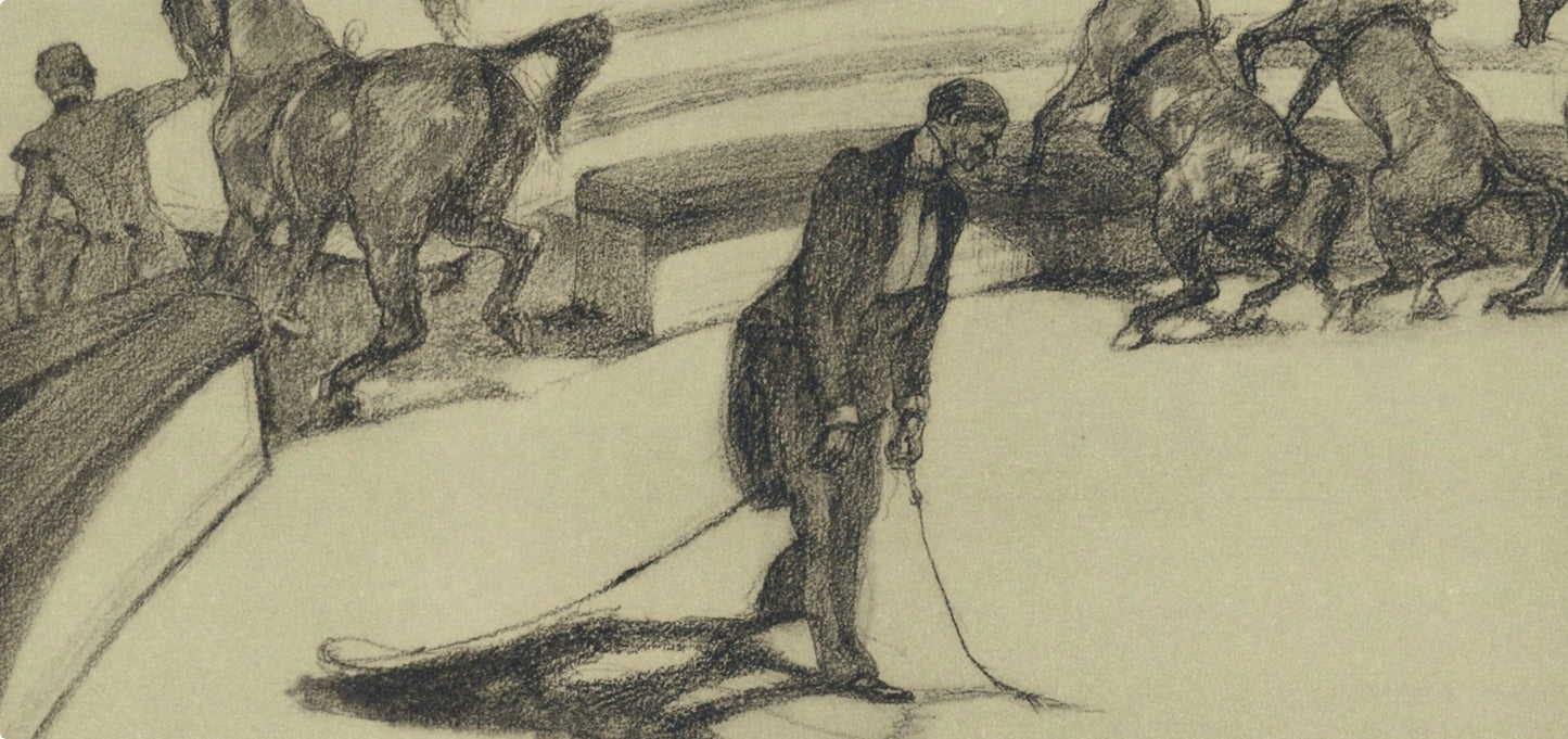 Henri De Toulouse-Lautrec, Chevaux En Liberte, The Circus By Toulouse-Lautrec, Lithograph