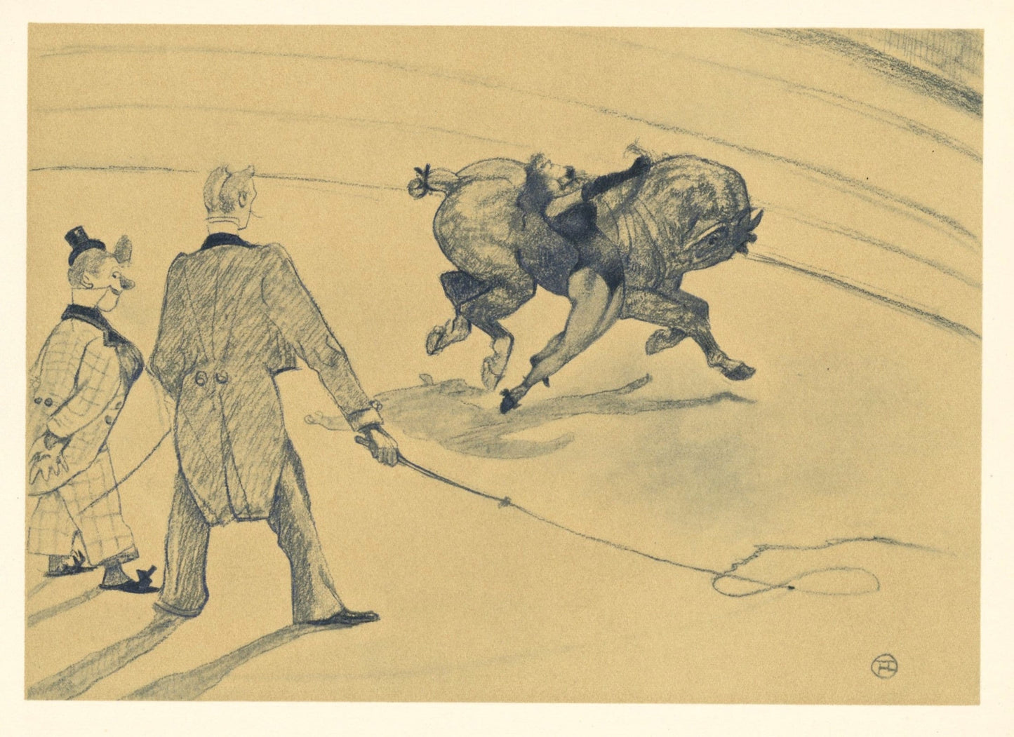 Henri De Toulouse-Lautrec, Voltige, The Circus By Toulouse-Lautrec, Lithograph