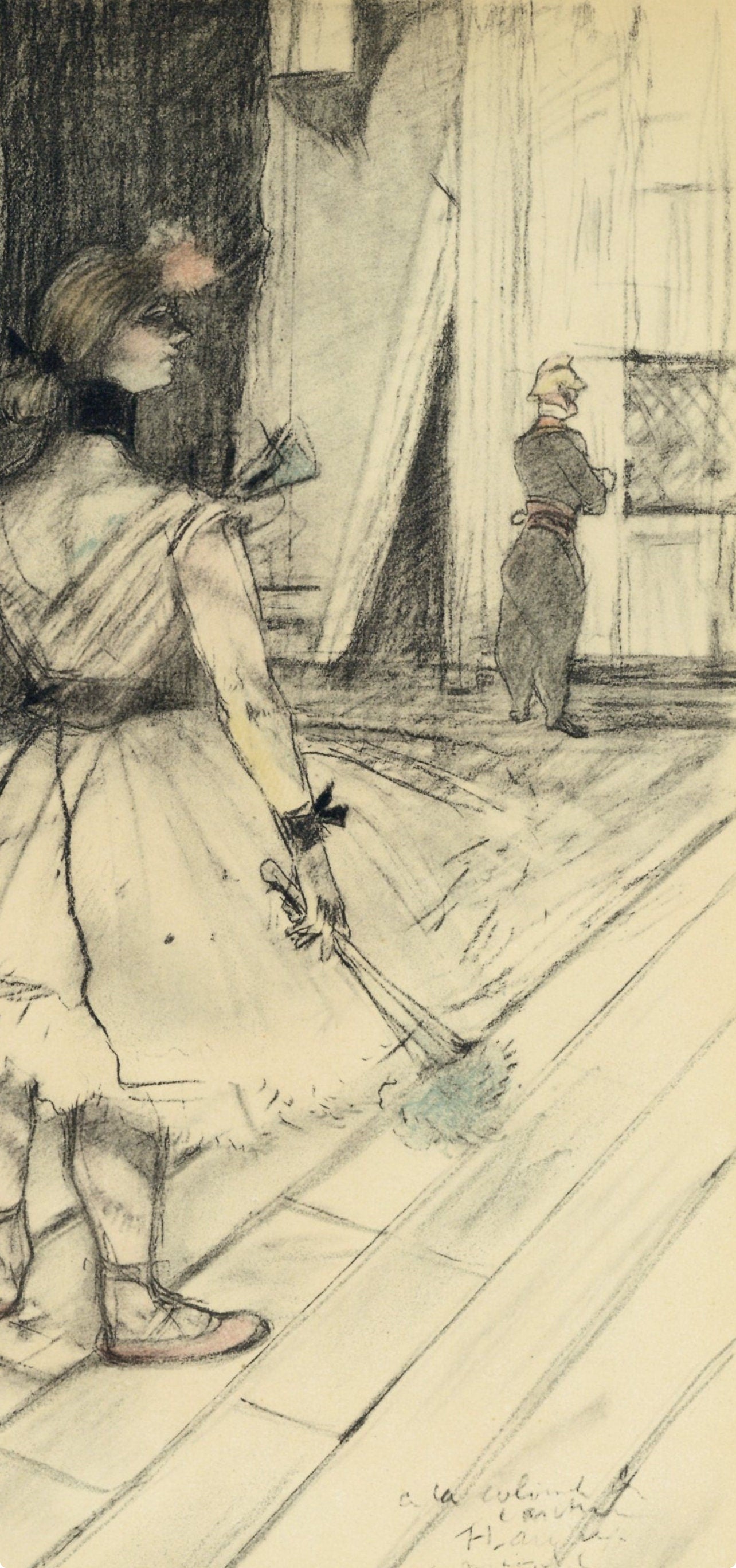 Henri De Toulouse-Lautrec, Dans Les Coulisses, The Circus By Toulouse-Lautrec, Lithograph