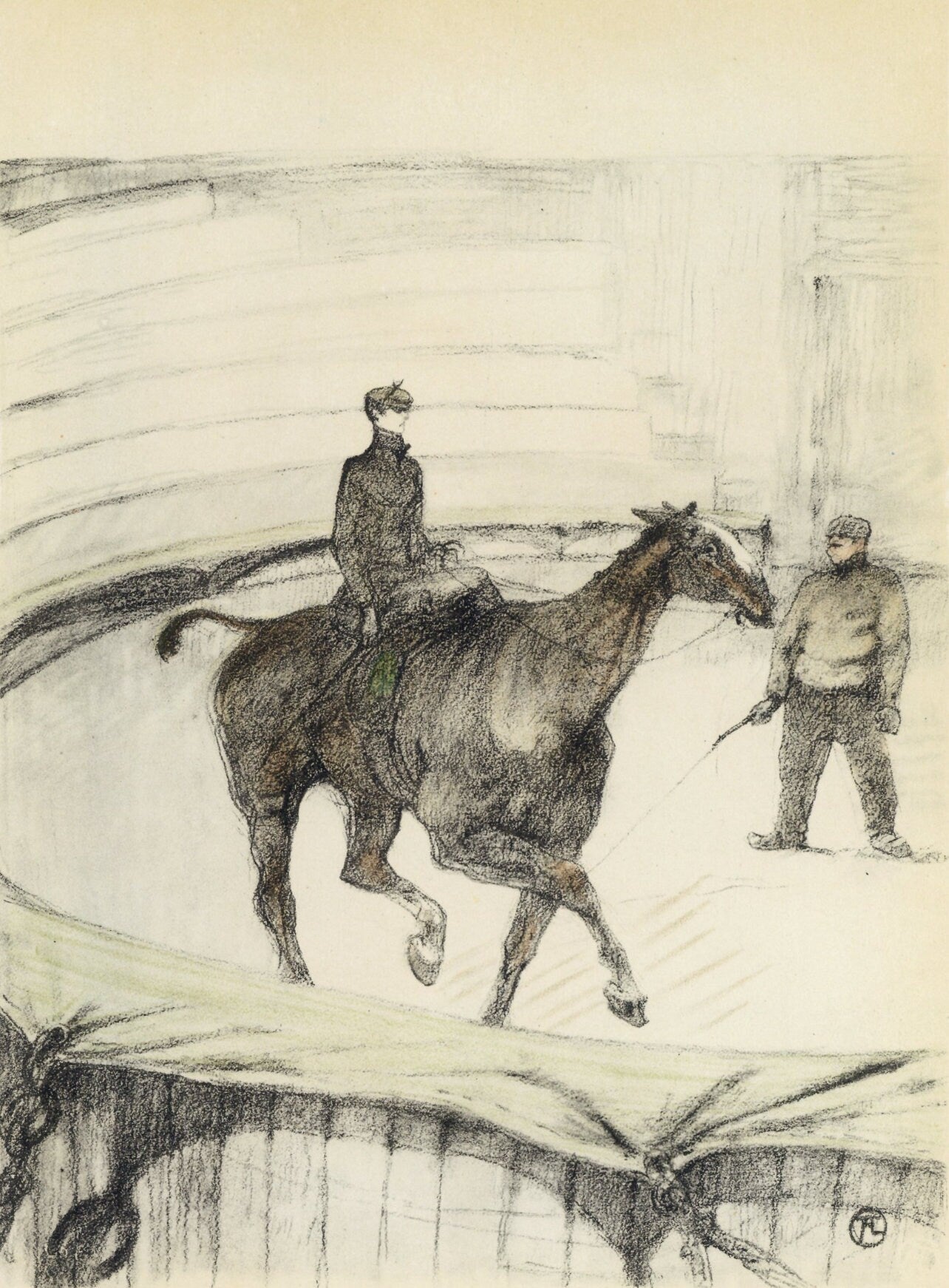 Henri De Toulouse-Lautrec, Travail De Repetition, The Circus By Toulouse-Lautrec, Lithograph