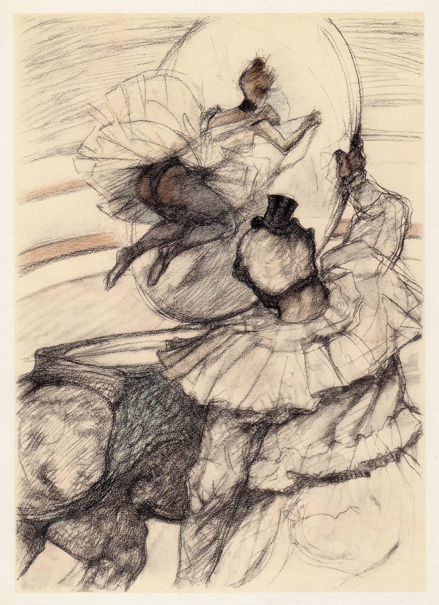 Henri De Toulouse-Lautrec, Travail De Panneau, The Circus By Toulouse-Lautrec, Lithograph