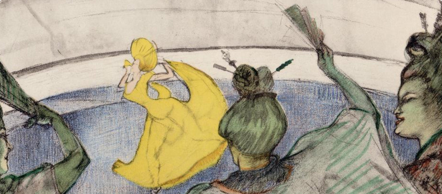 Henri De Toulouse-Lautrec, Ballets, Fantaisie, The Circus By Toulouse-Lautrec, Lithograph
