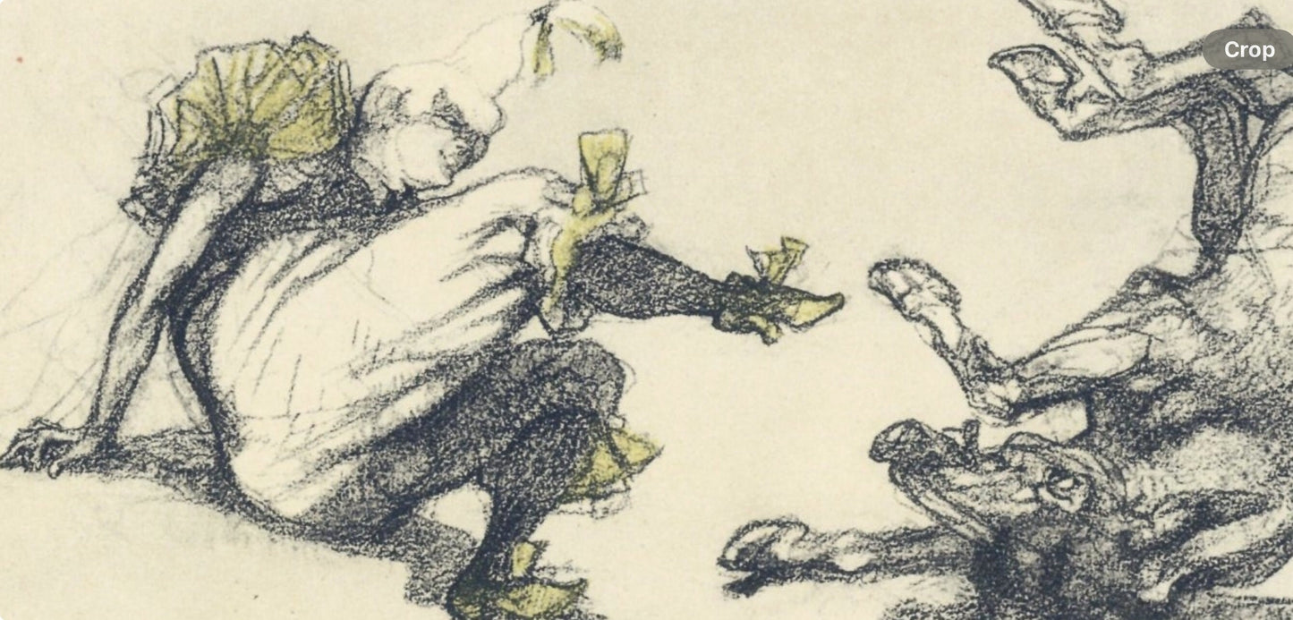 Henri De Toulouse-Lautrec, Clownesse Et Cheval, The Circus By Toulouse-Lautrec, Lithograph