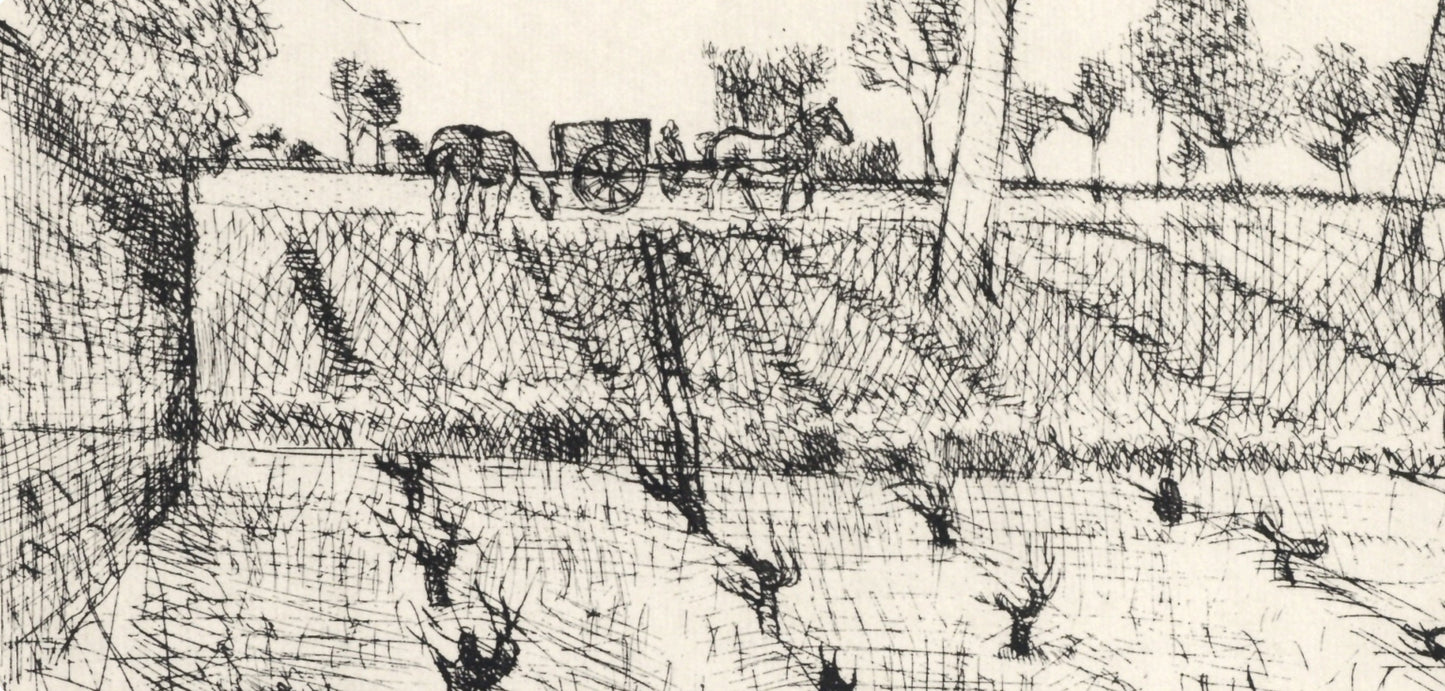 Maurice Brianchon, L'Hiver, Vins, Fleurs Et Flammes, Lithograph