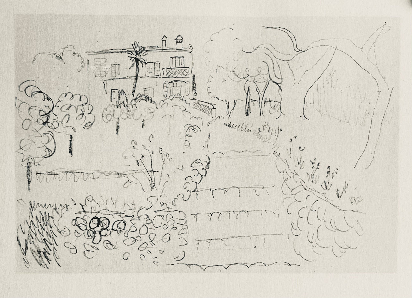 Henri Matisse, Composition (Dutel 3), Dessins De Henri-Matisse, Lithograph