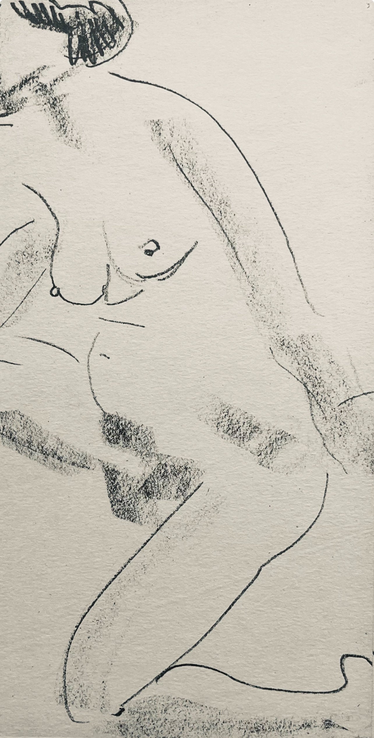 Henri Matisse, Composition (Dutel 3), Dessins De Henri-Matisse, Lithograph