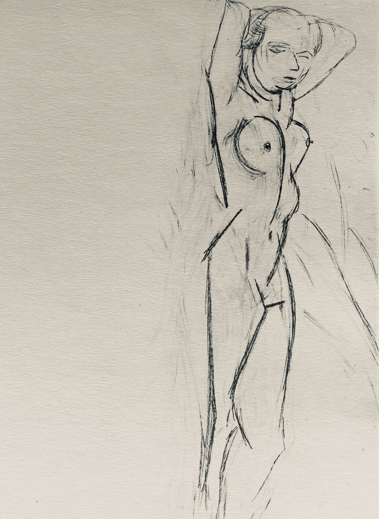 Henri Matisse, Composition (Dutel 3), Dessins De Henri-Matisse, Lithograph