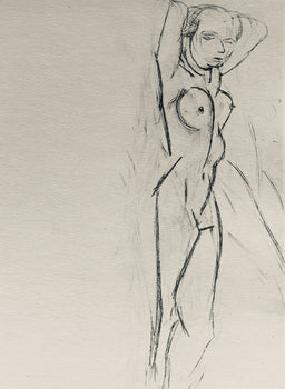 Henri Matisse, Composition (Dutel 3), Dessins De Henri-Matisse, Lithograph