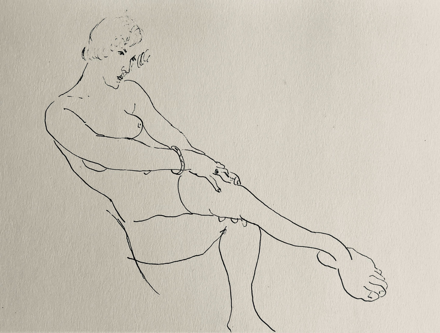 Henri Matisse, Composition (Dutel 3), Dessins De Henri-Matisse, Lithograph