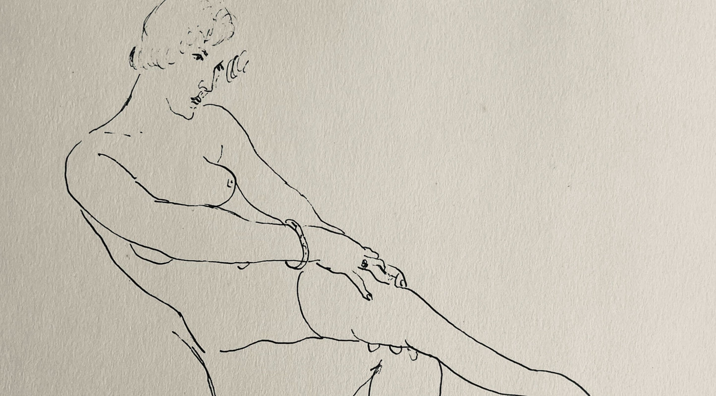 Henri Matisse, Composition (Dutel 3), Dessins De Henri-Matisse, Lithograph