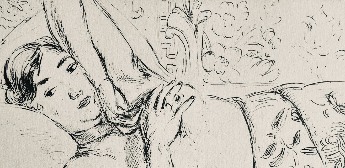 Henri Matisse, Composition (Dutel 3), Dessins De Henri-Matisse, Lithograph