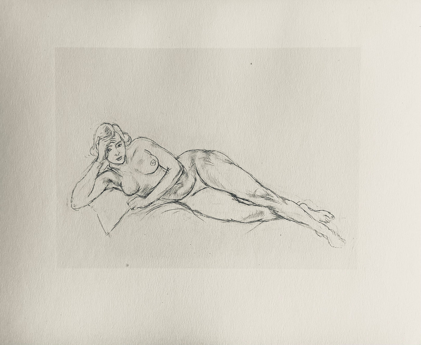 Henri Matisse, Composition (Dutel 3), Dessins De Henri-Matisse, Lithograph