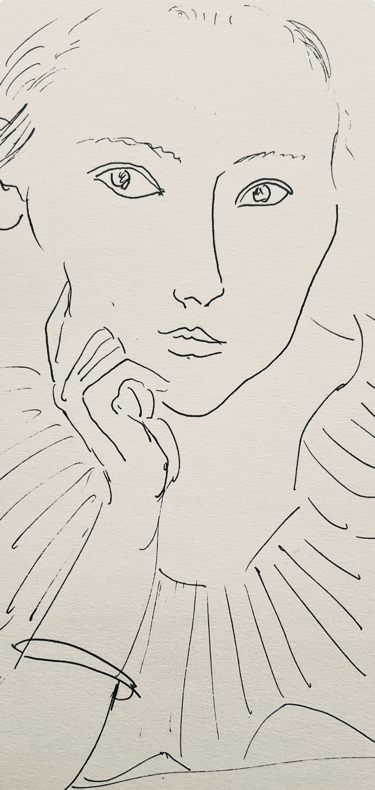 Henri Matisse, Composition (Dutel 3), Dessins De Henri-Matisse, Lithograph