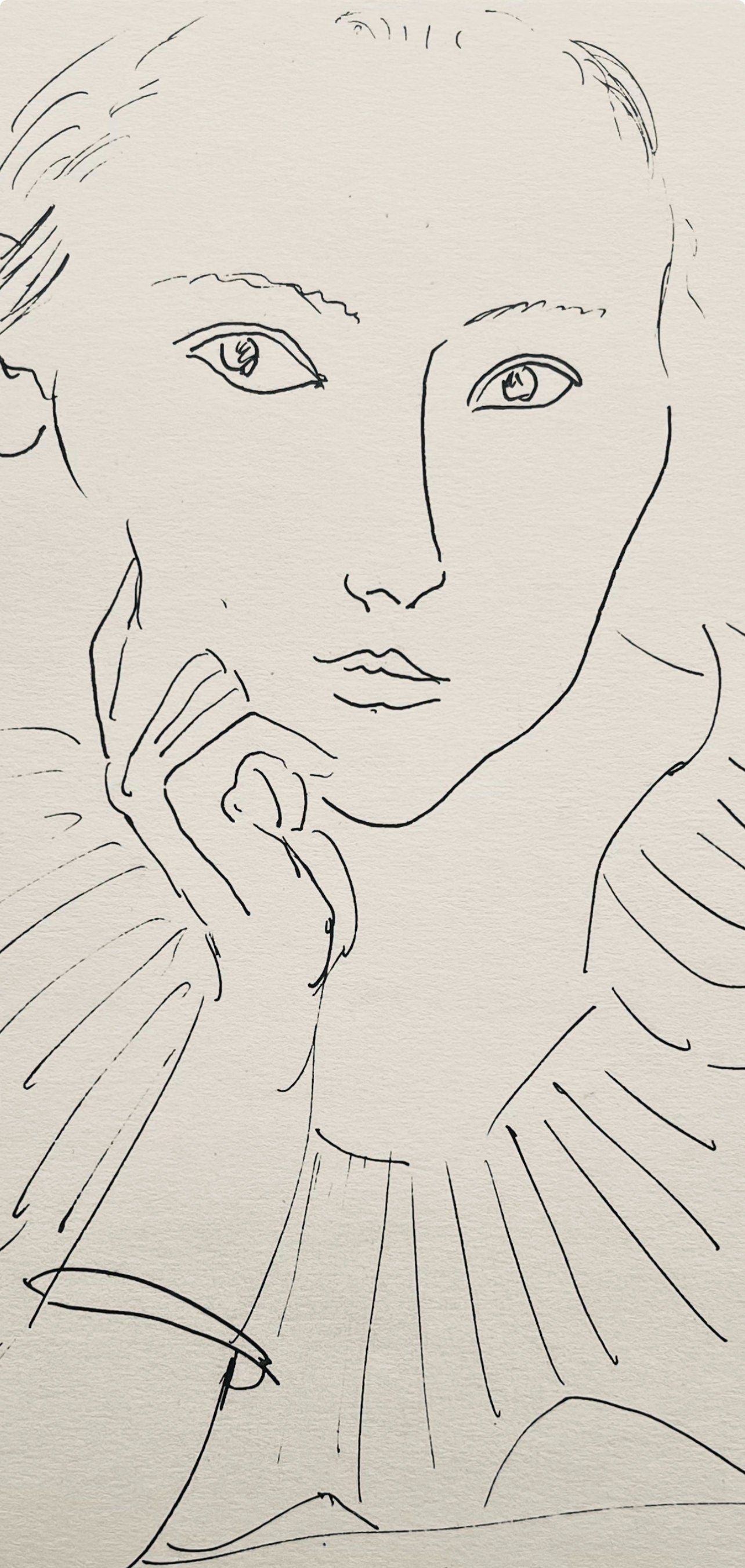 Henri Matisse, Composition (Dutel 3), Dessins De Henri-Matisse, Lithograph