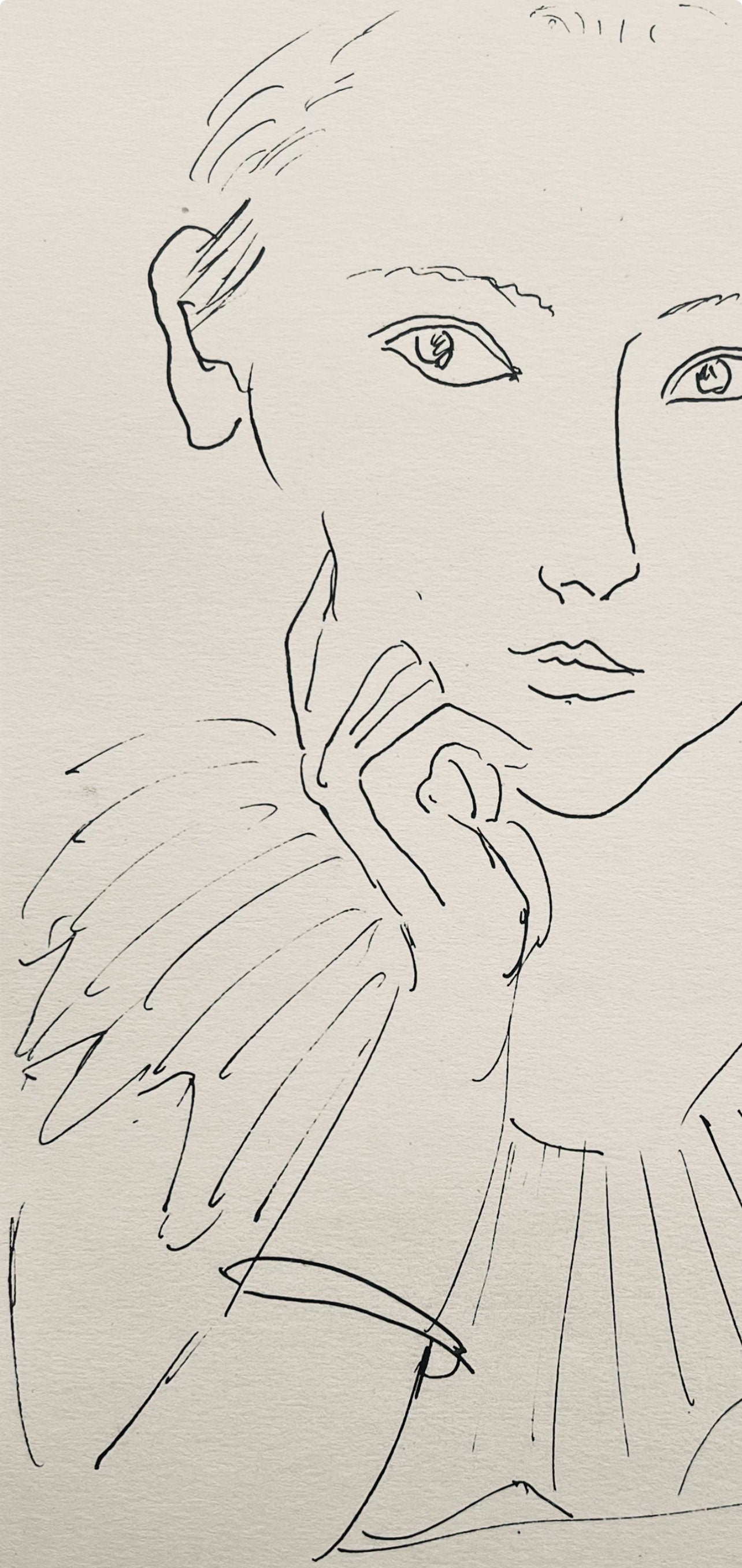 Henri Matisse, Composition (Dutel 3), Dessins De Henri-Matisse, Lithograph