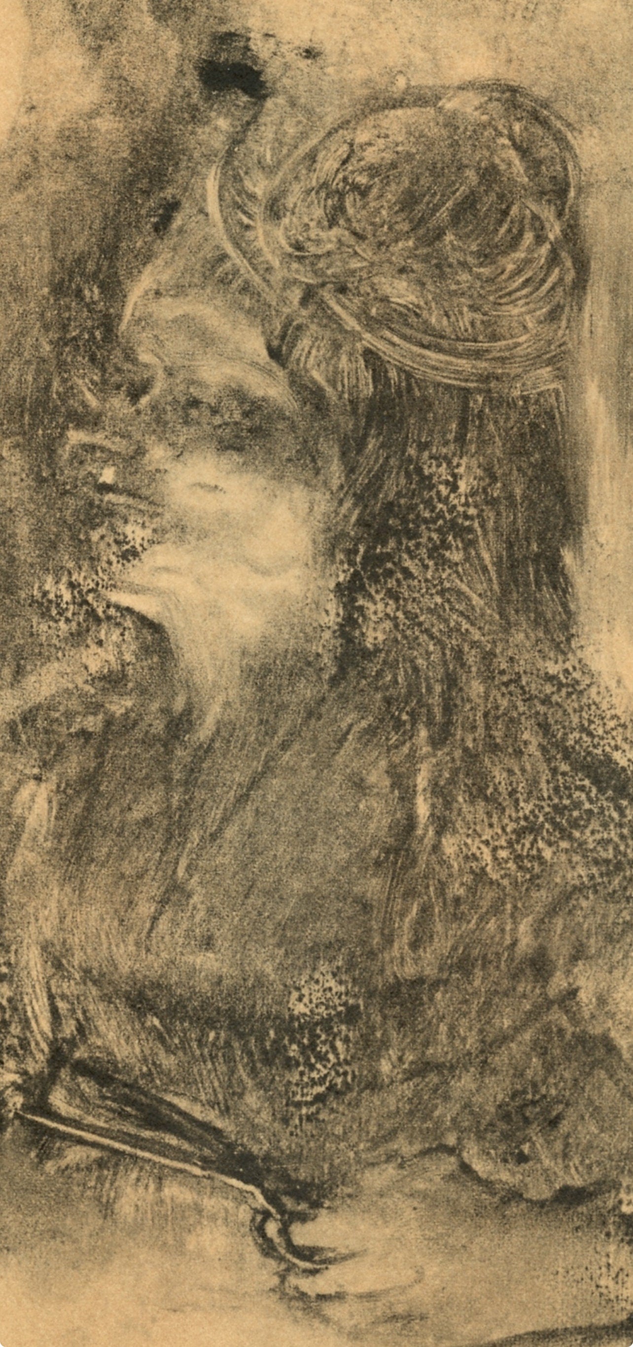 Edgar Degas, Les Ciseaux, E. Degas Monotypes, Monotype