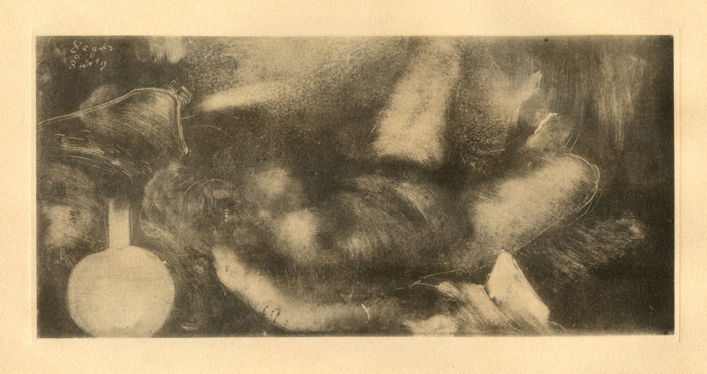 Edgar Degas, Nu Couche, E. Degas Monotypes, Monotype