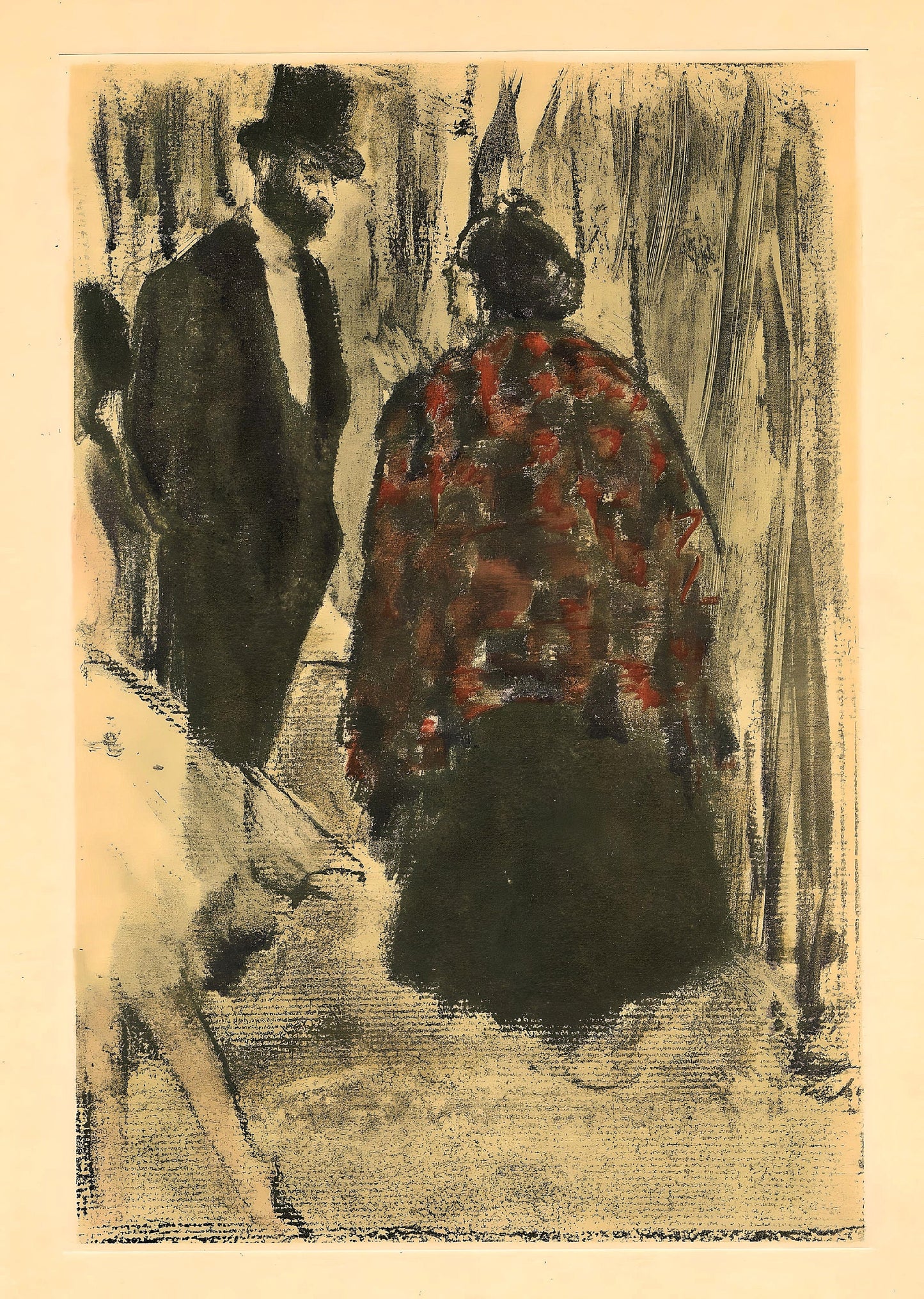 Edgar Degas, Famille Cardinal, E. Degas Monotypes, Monotype