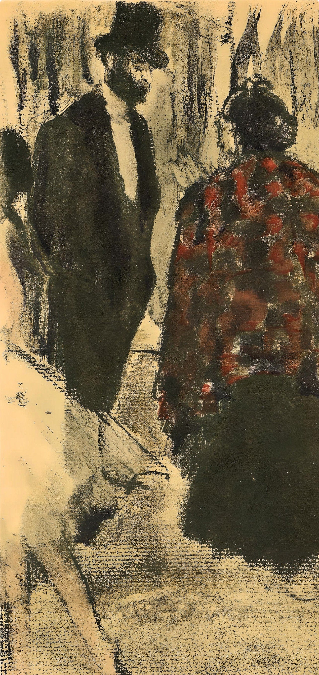 Edgar Degas, Famille Cardinal, E. Degas Monotypes, Monotype