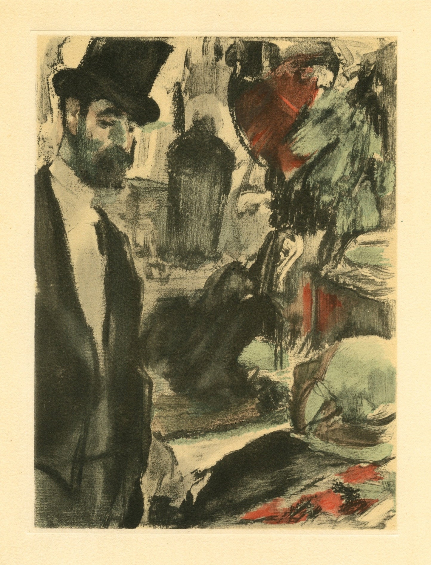 Edgar Degas, Famille Cardinal, E. Degas Monotypes, Monotype