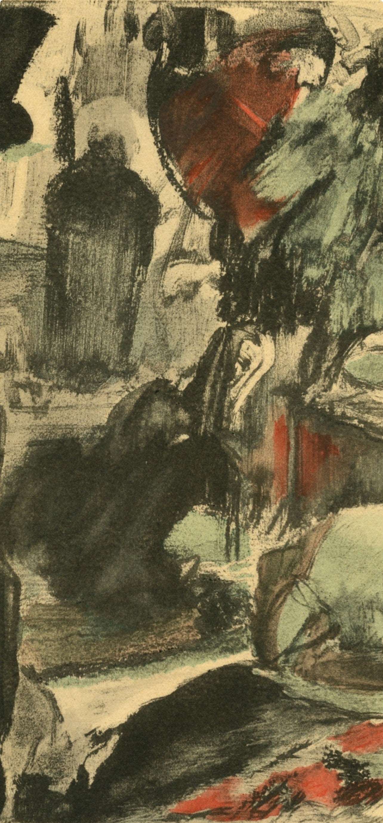 Edgar Degas, Famille Cardinal, E. Degas Monotypes, Monotype