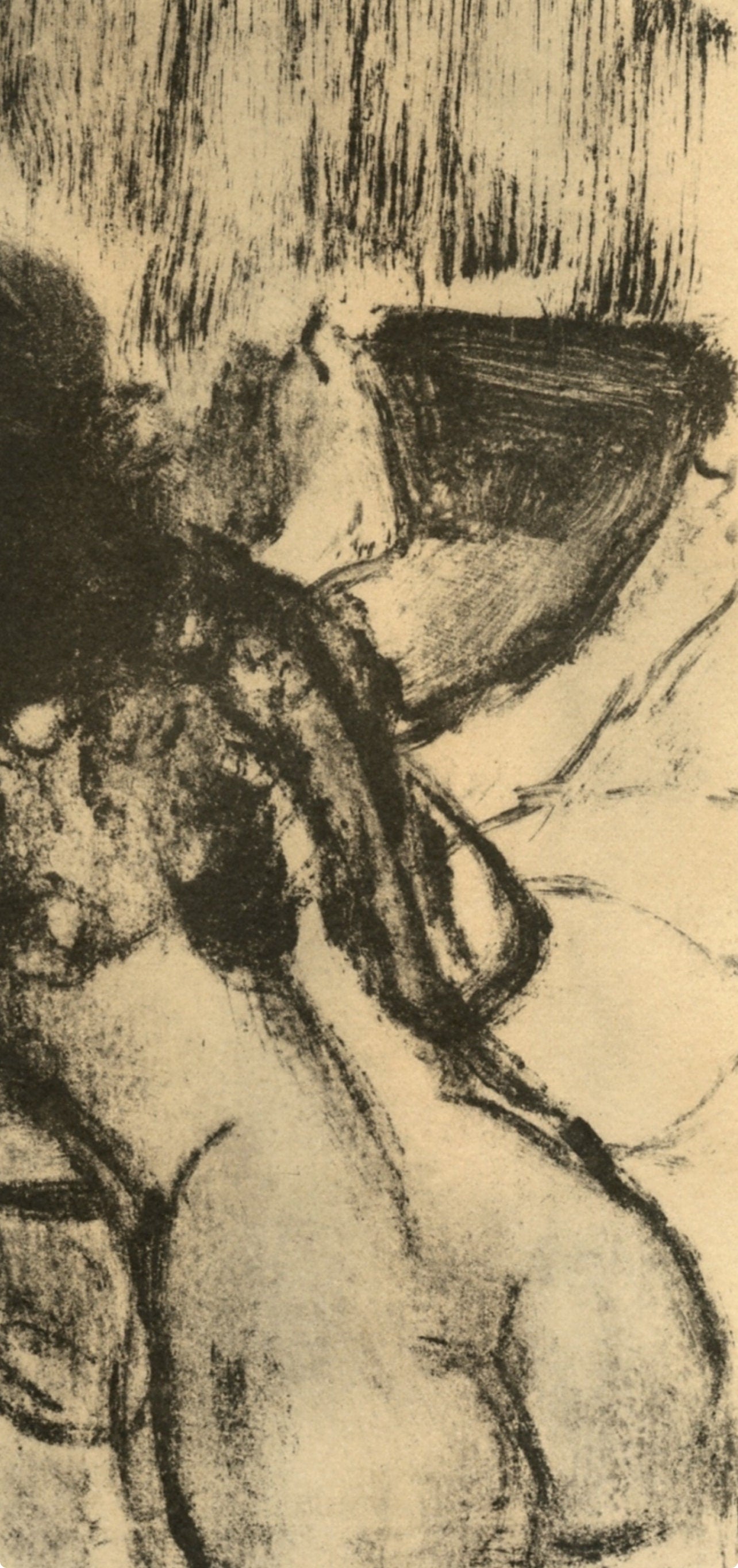 Edgar Degas, Conversation, E. Degas Monotypes, Monotype