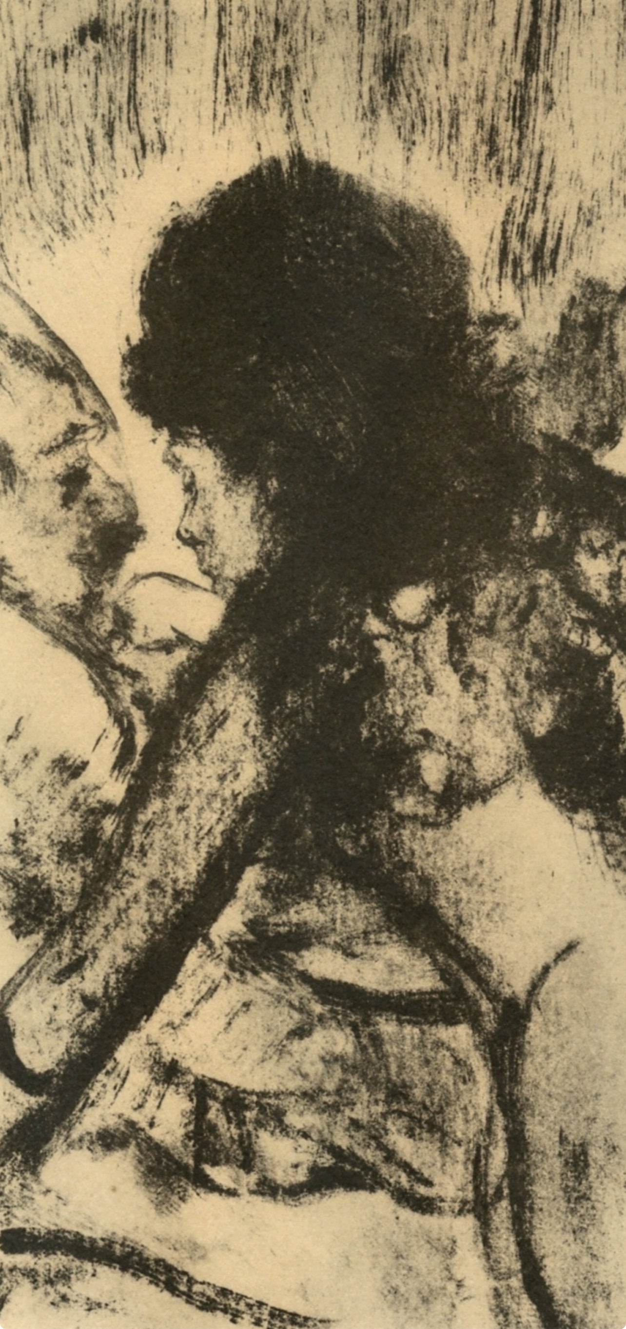 Edgar Degas, Conversation, E. Degas Monotypes, Monotype