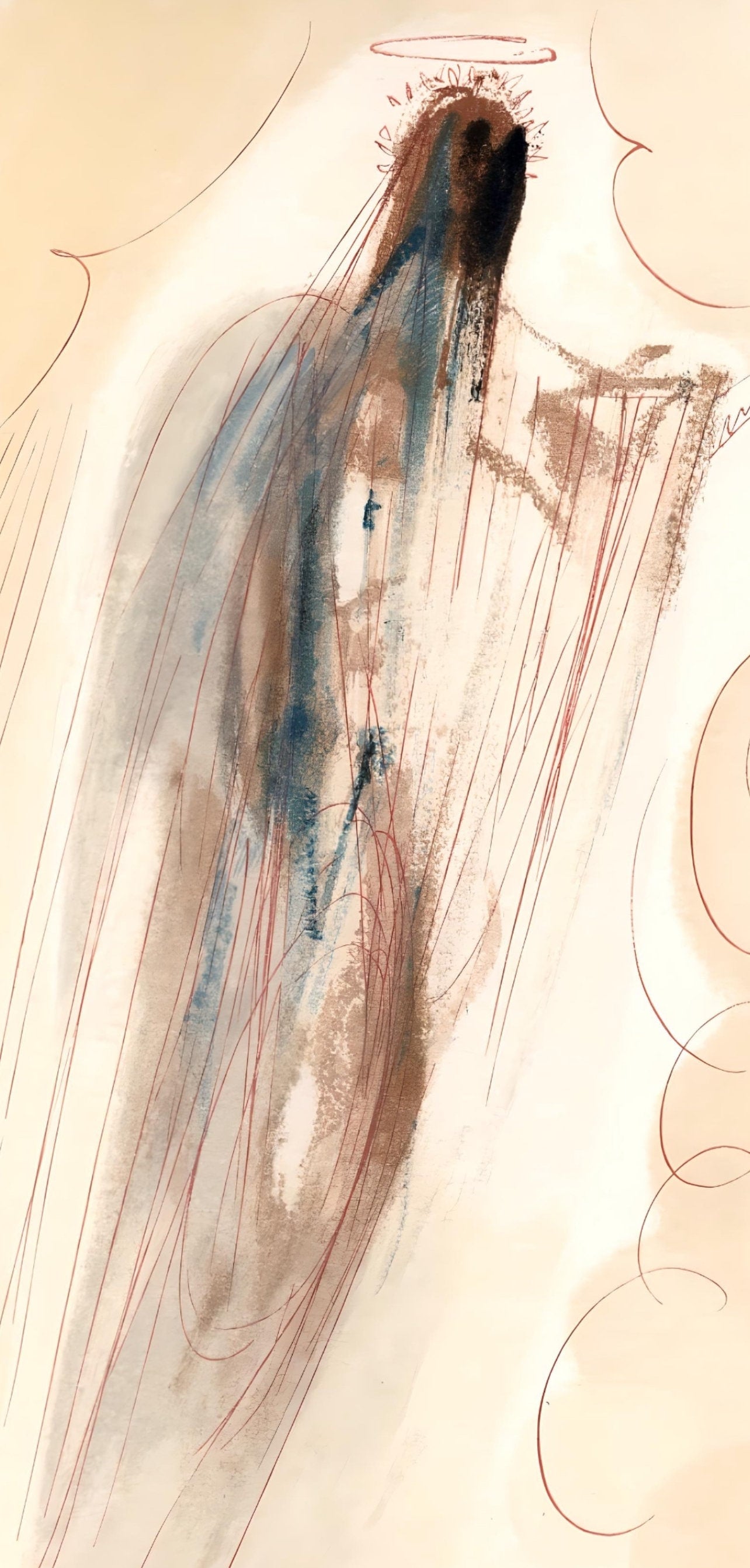 Salvador Dali, Arrival At The Empyrean (Michler/Lpsinger 1039-1138; Field 189-200), La Divine