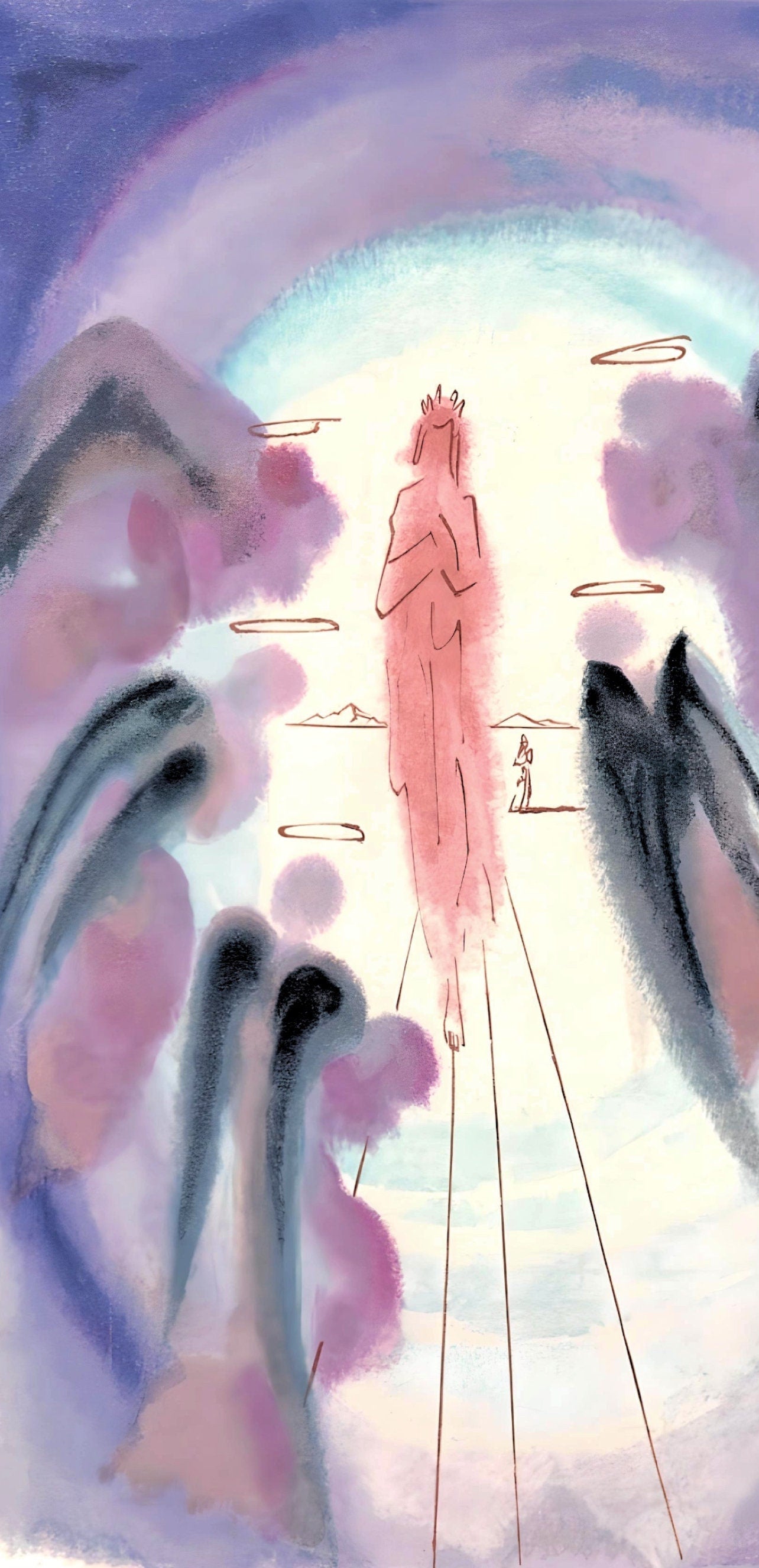 Salvador Dali, The Joy Of The Blessed (Michler/Lpsinger 1039-1138; Field 189-200), La Divine