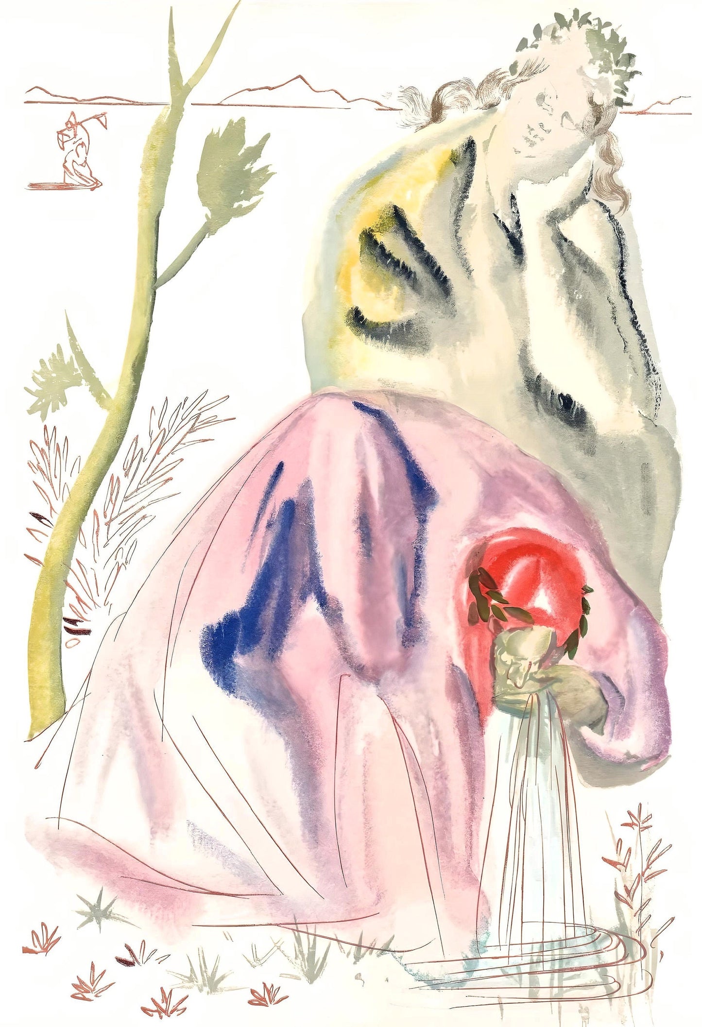 Salvador Dali, The Golden Age (Michler/Lpsinger 1039-1138; Field 189-200), La Divine Comdie, Woodcut