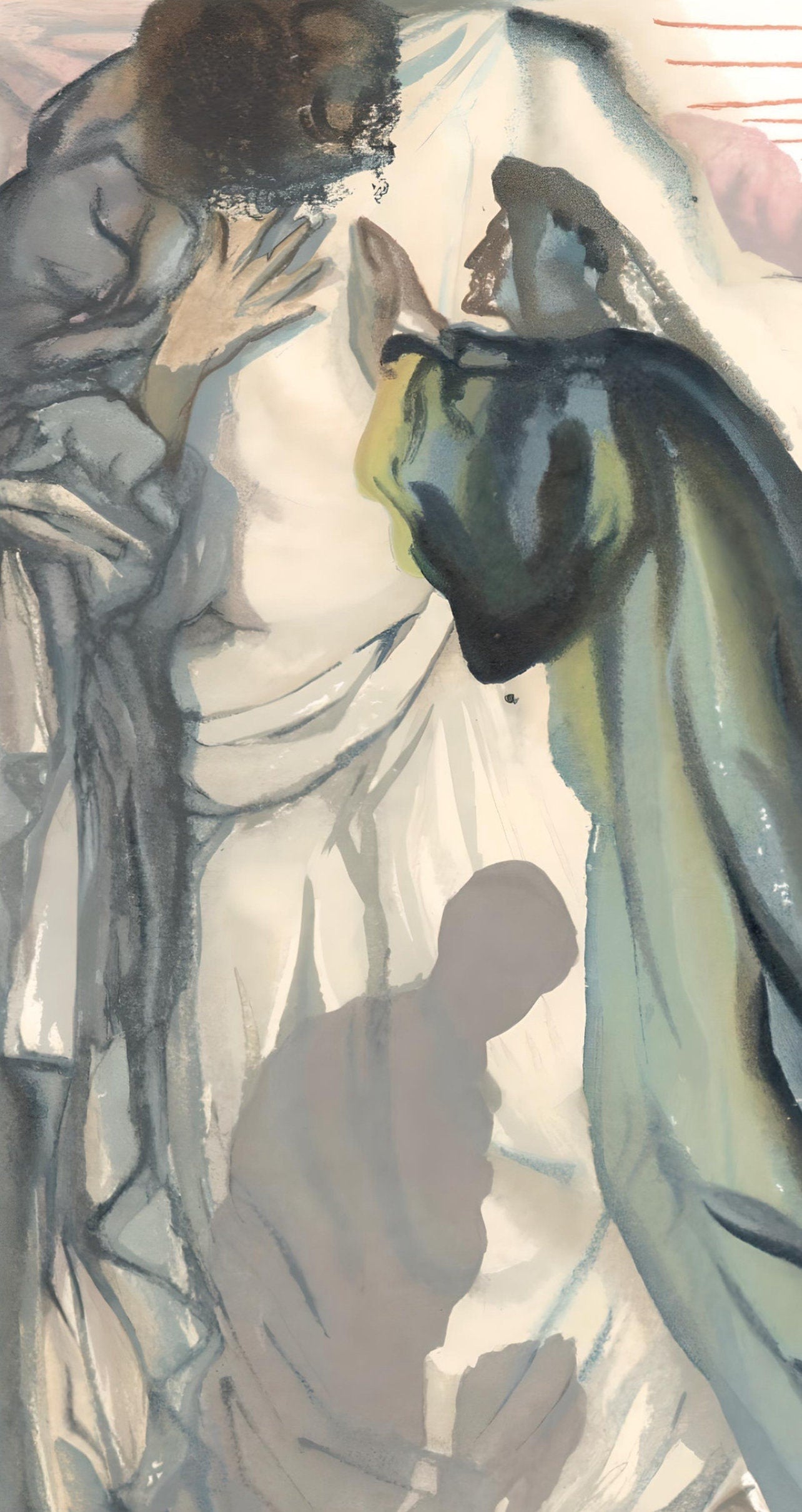 Salvador Dali, The Blind For Envy (Michler/Lpsinger 1039-1138; Field 189-200), La Divine Comdie,