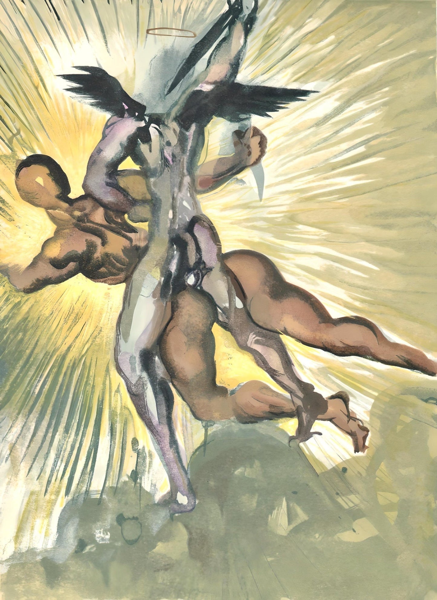 Salvador Dali, The Guardians Of The Valley Of The Princes (Michler/Lpsinger 1039-1138; Field